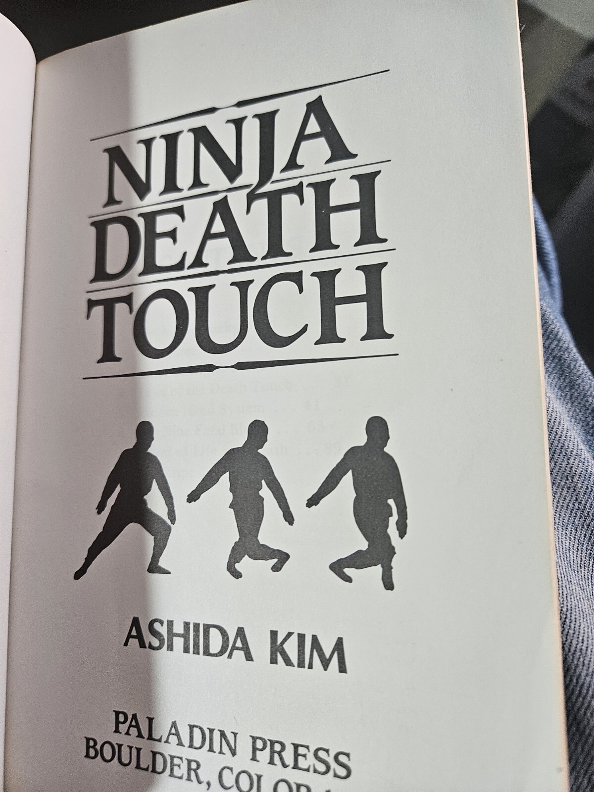 NINJA DEATH TOUCH By Ashida Kim 1983 Paperback Paladin Press