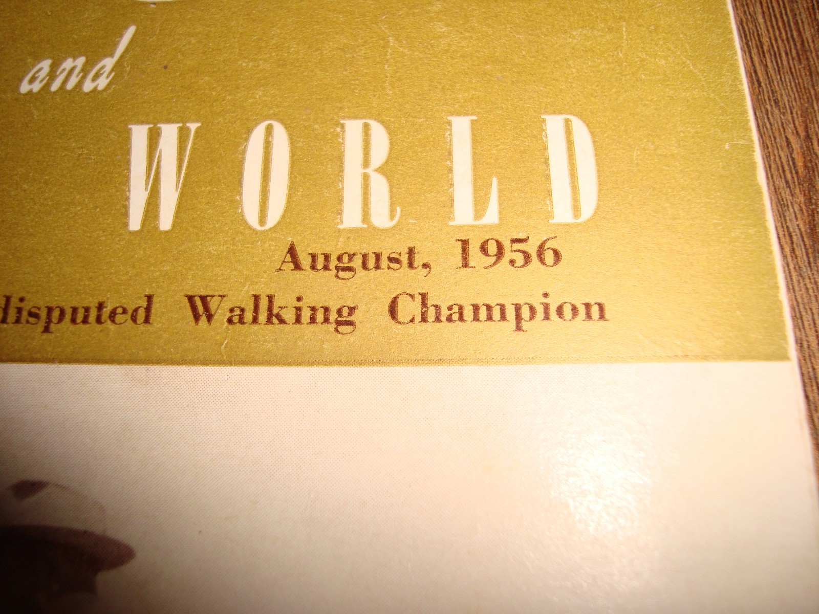 Vintage Short Snorts And Horse World Magazine August 1956