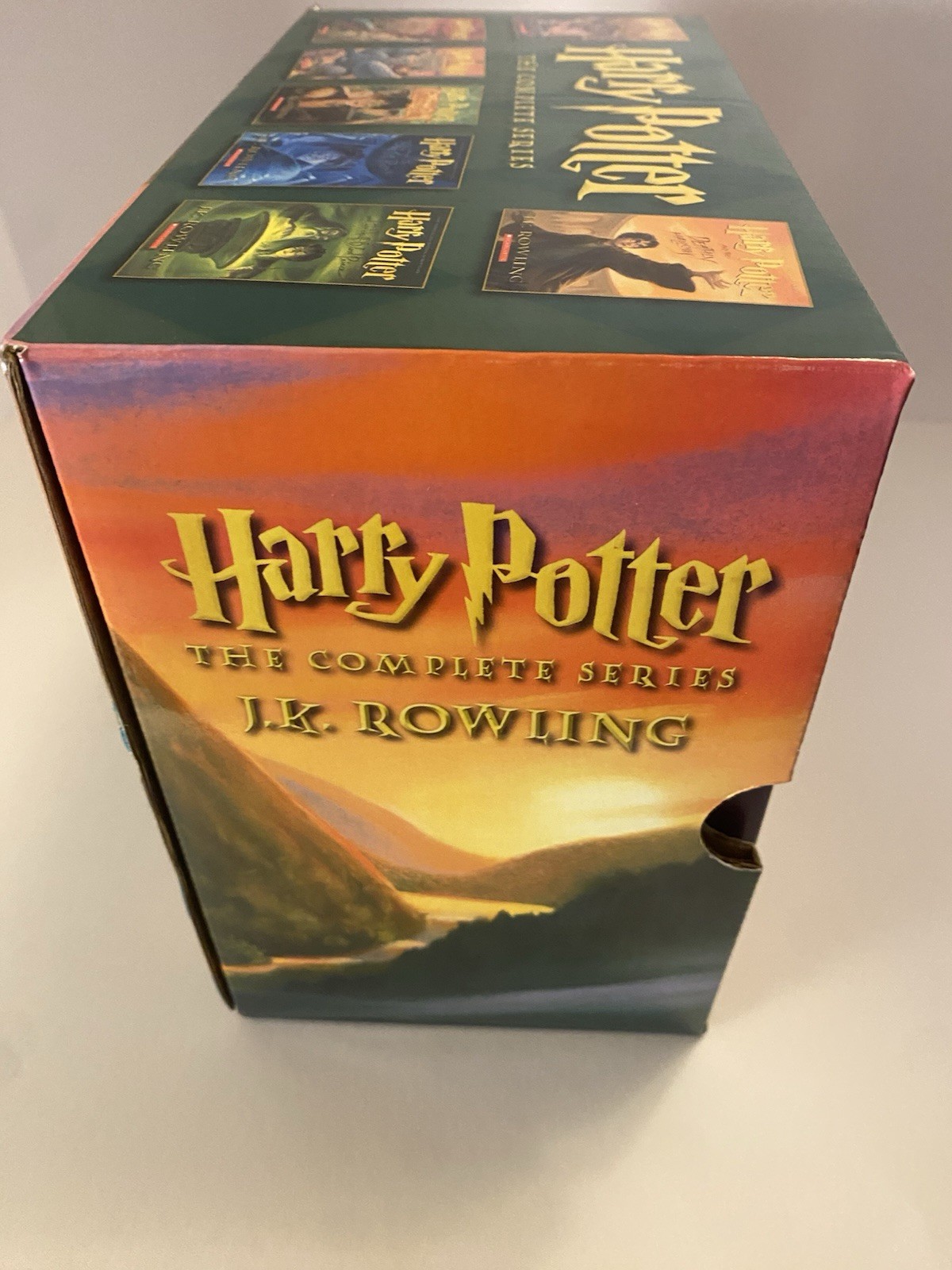 HARRY POTTER The Complete Series 1-7 Paperback Scholastic Box Set Slipcase