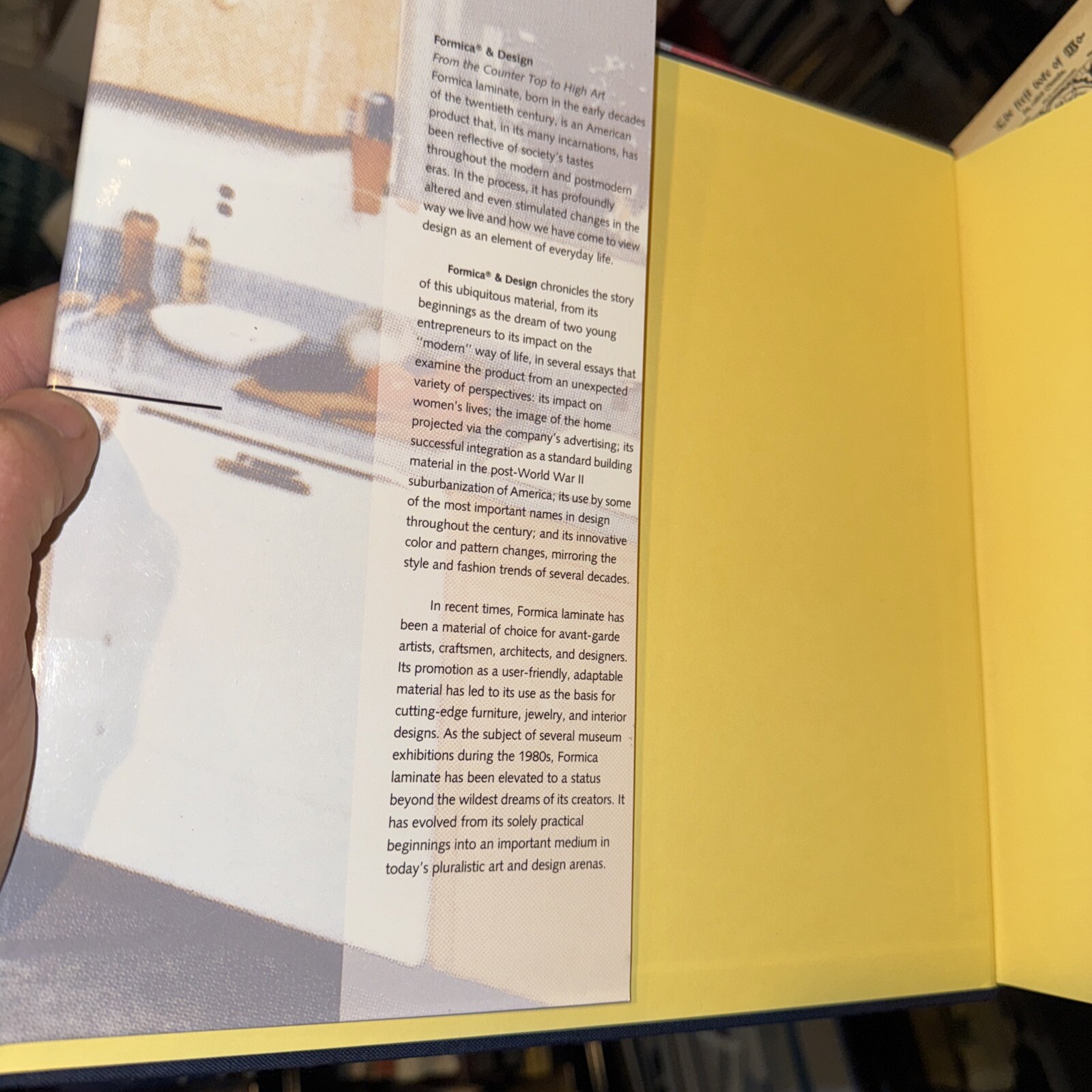 NEW! FORMICA & DESIGN From The Counter Top to High Art – SUSAN GRANT LEVIN -1991