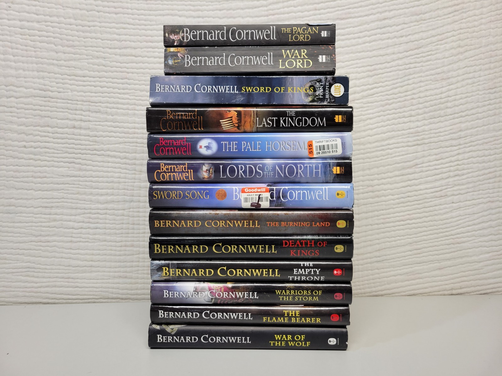 Lot of 13 The Last Kingdom Series Saxon Books by Bernard Cornwell PB/HC L1