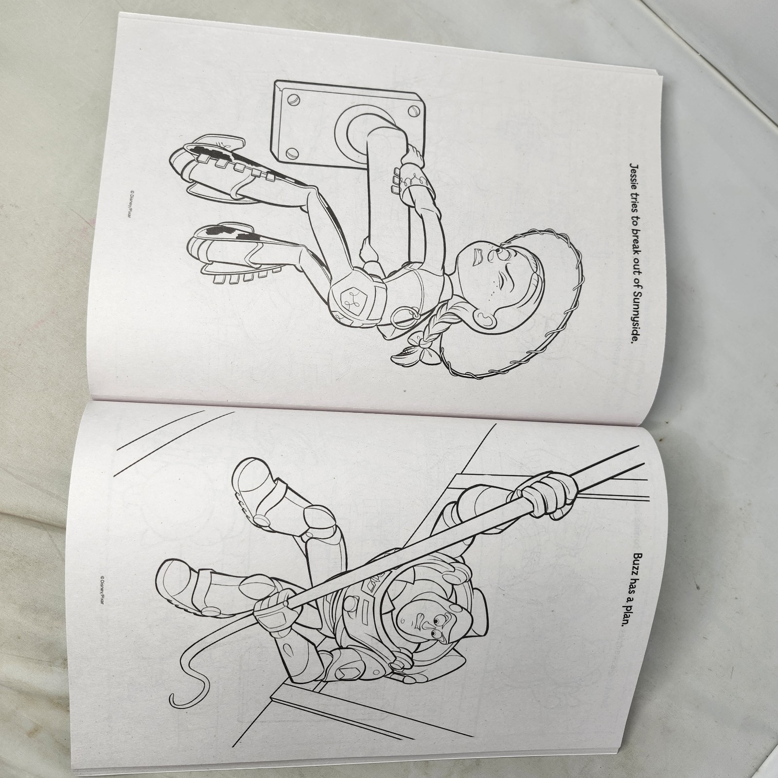 Toy Story Woody Buzz Lightyear Disney Pixar Activity Color Coloring Book bendon