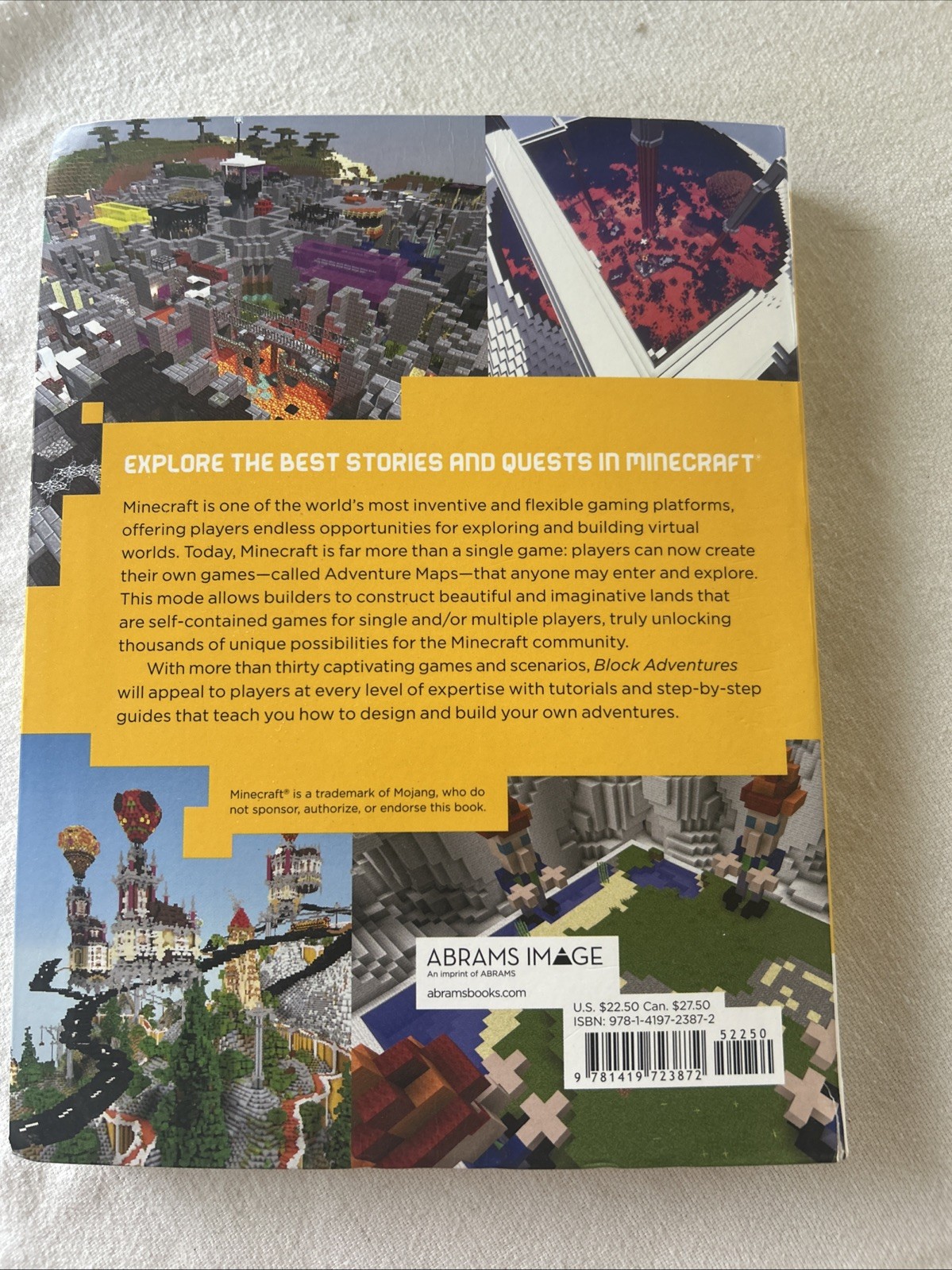 Block Adventures : Incredible Maps in Minecraft Kirsten Kearney – paperback Br6