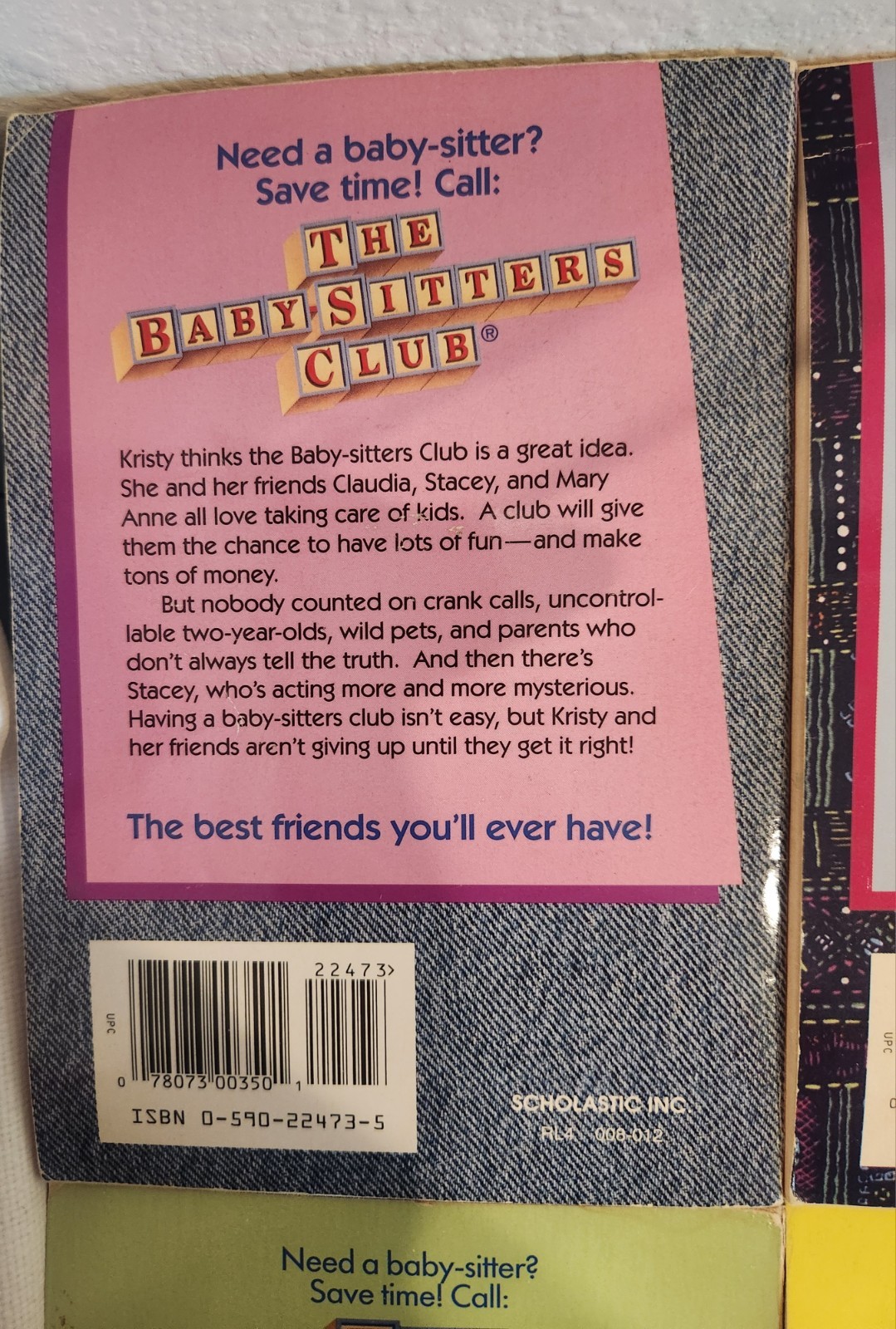 The Baby-Sitters Club Books #1-5, 7-9, Notebook & BSC by Ann M. Martin Paperback