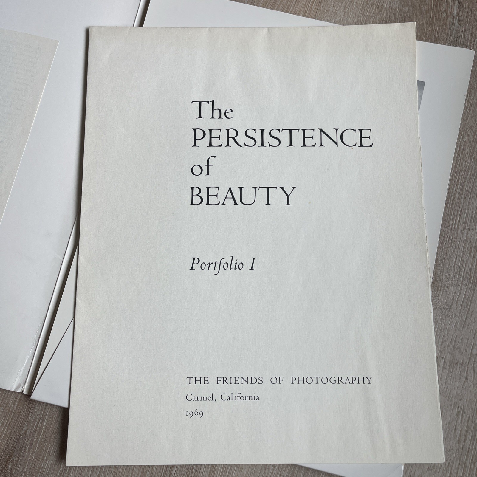 1969 Ansel Adams’ Friends of Photography 1st Portfolio The Persistence of Beauty