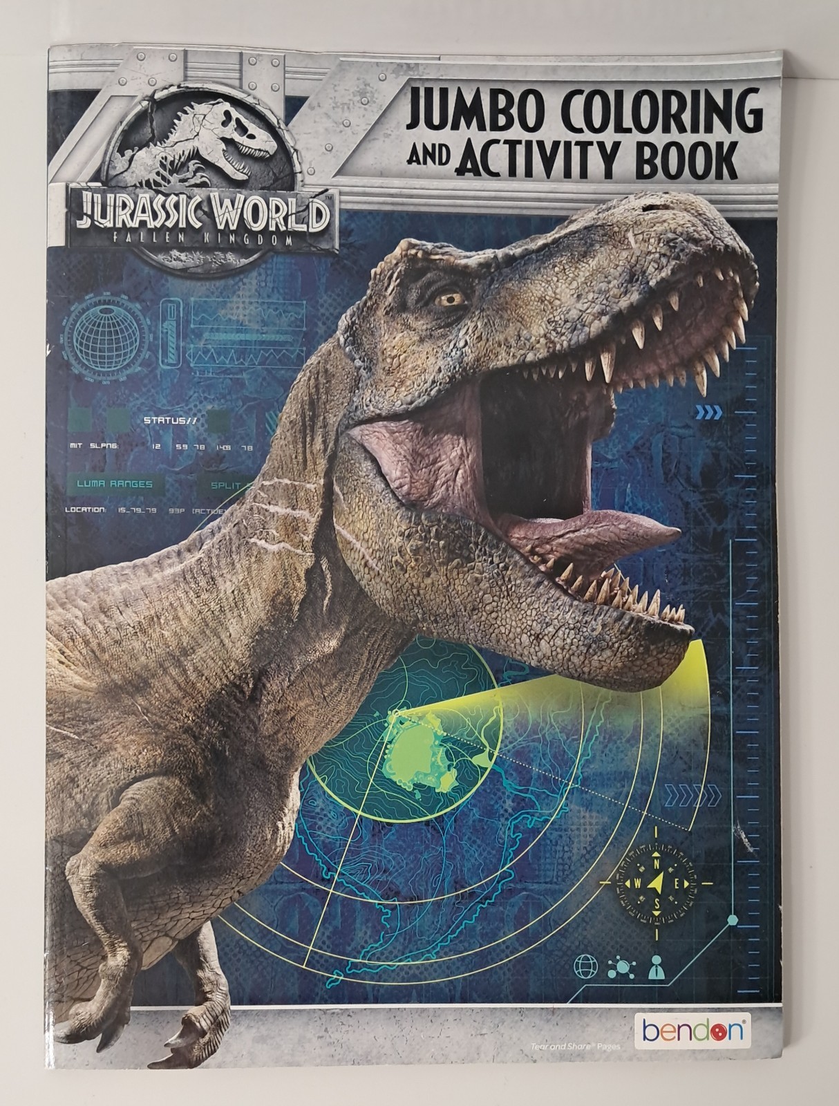 Jurassic World Fallen Kingdom Jumbo Color & Activity Book Official Movie Edition