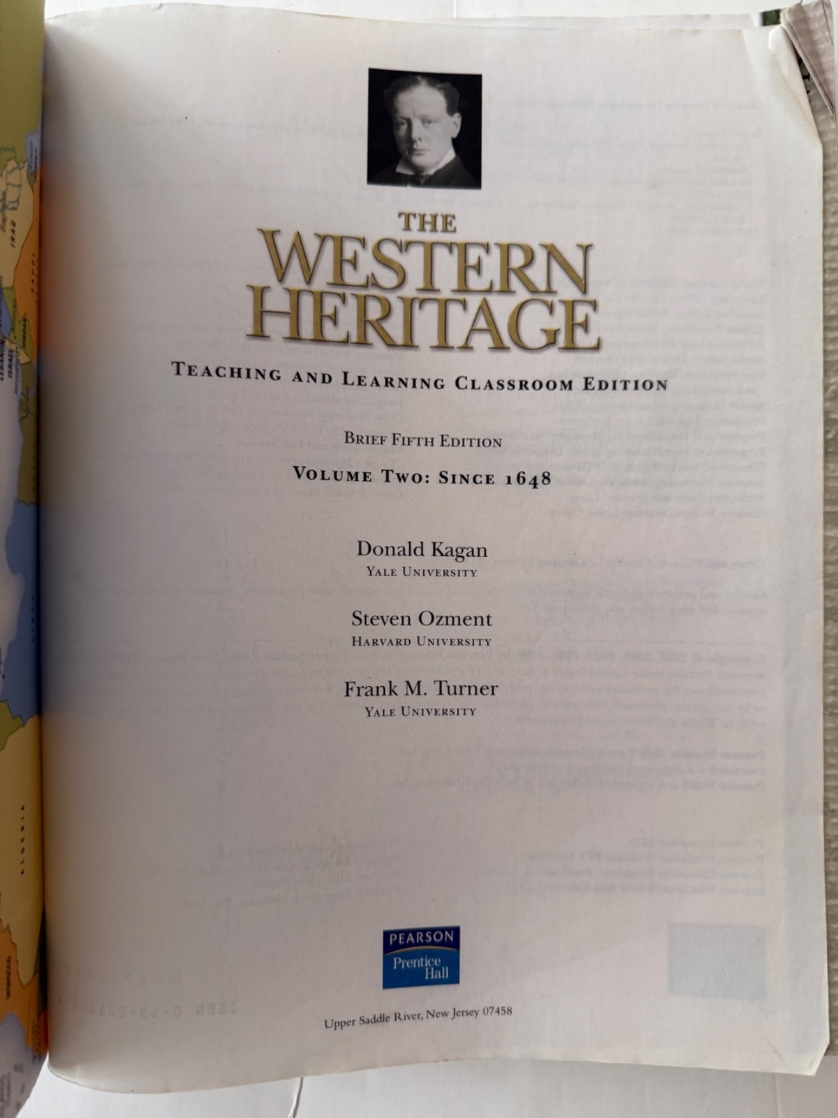 Lot of 2: The Western Heritage, Donald Kagan: Volumes 1 & 2 PB Classroom Edition