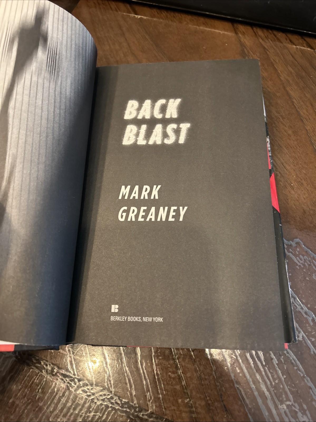 Back Blast (Gray Man) – hardcover Greaney, Mark K24