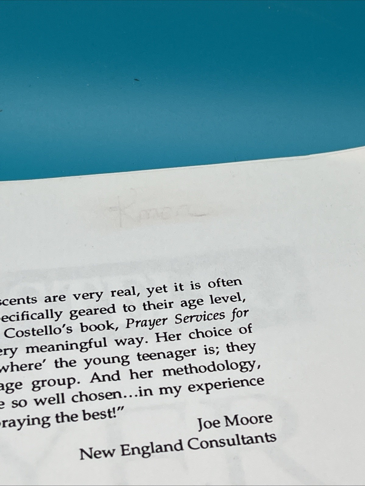 Prayer Services for Young Adolescents by Gwen Costello (1994, Trade Paperback)