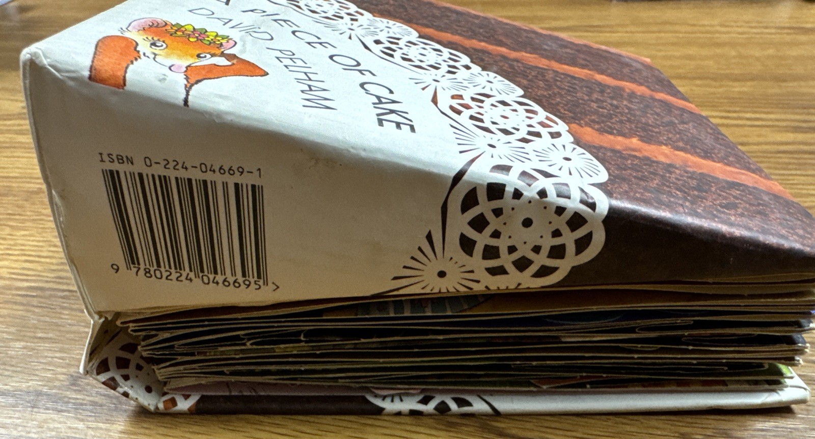 A Piece of Cake: A Delectable Pop-Up Book by David Pelham – RARE UK Edition