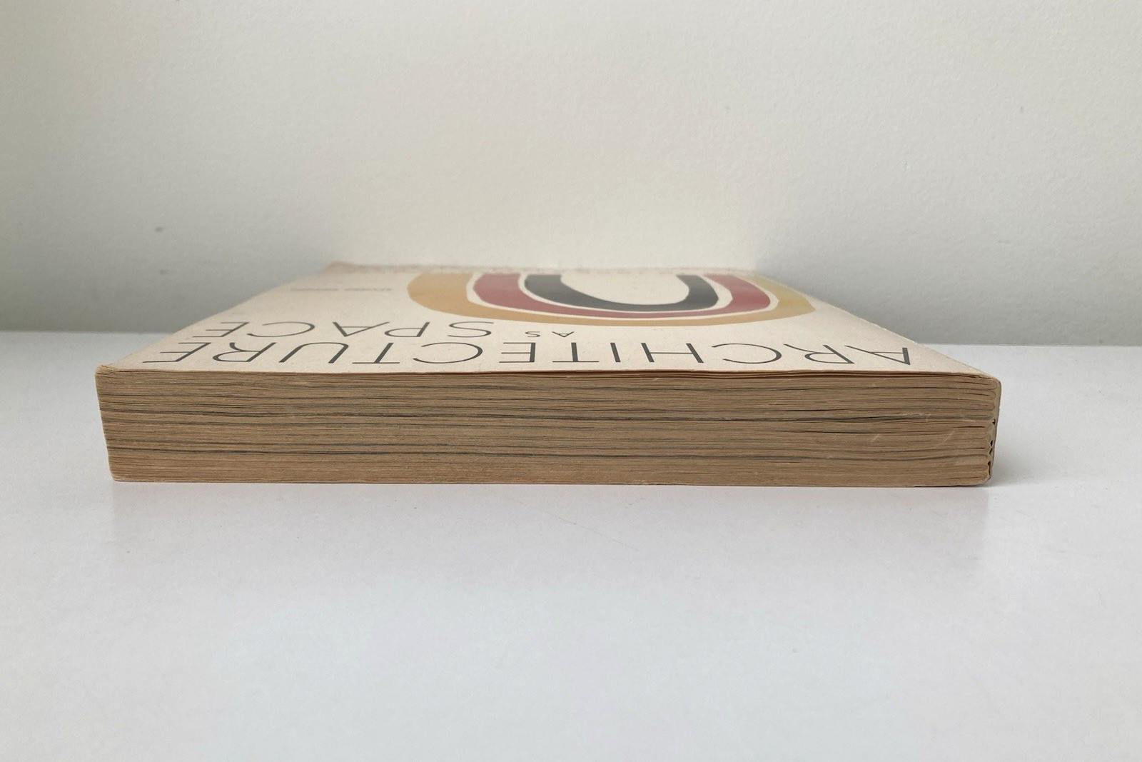 Architecture As Space by Bruno Zevi 1974 Softcover Book