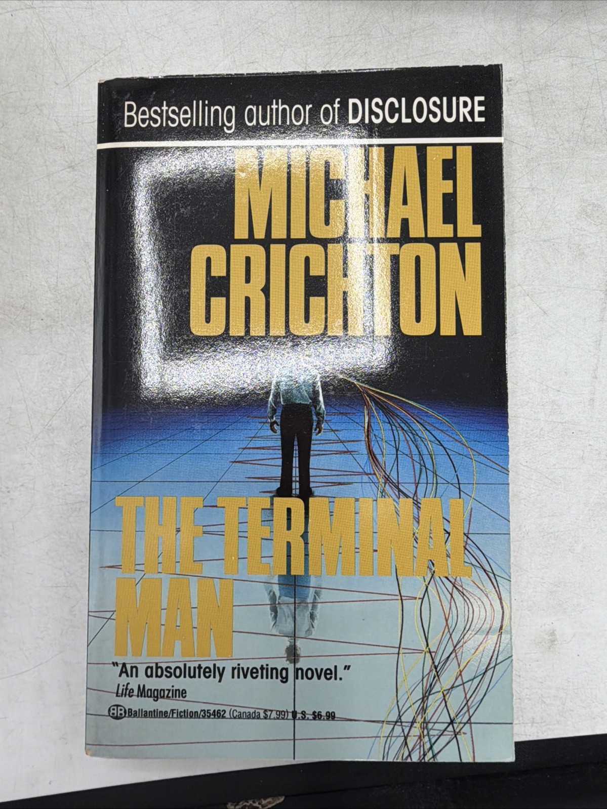 Vintage Michael Crichton Classic Thrillers 4 Book Box Set Andromeda Terminal ++