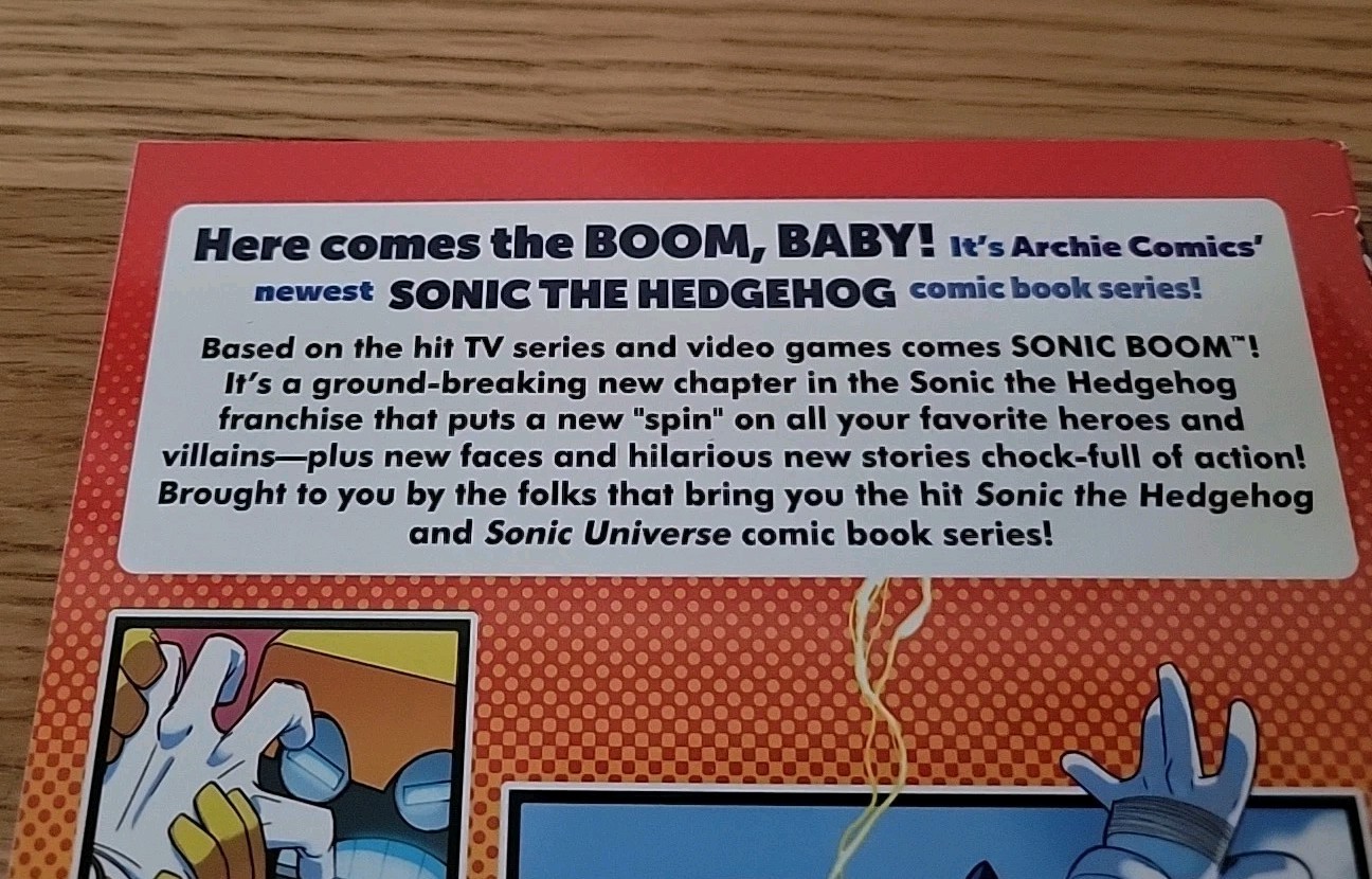 Sonic Boom Vol. 1: The Big Boom – Sonic Scribes 2016 – NEW – ISBN 9781627389839