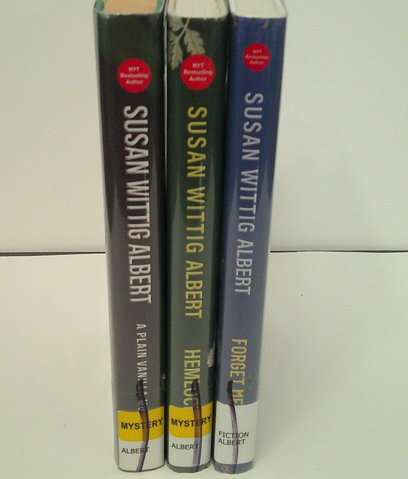 Susan Wittig Albert Assorted Lot of 3 Cozy Mystery Hardcover Books