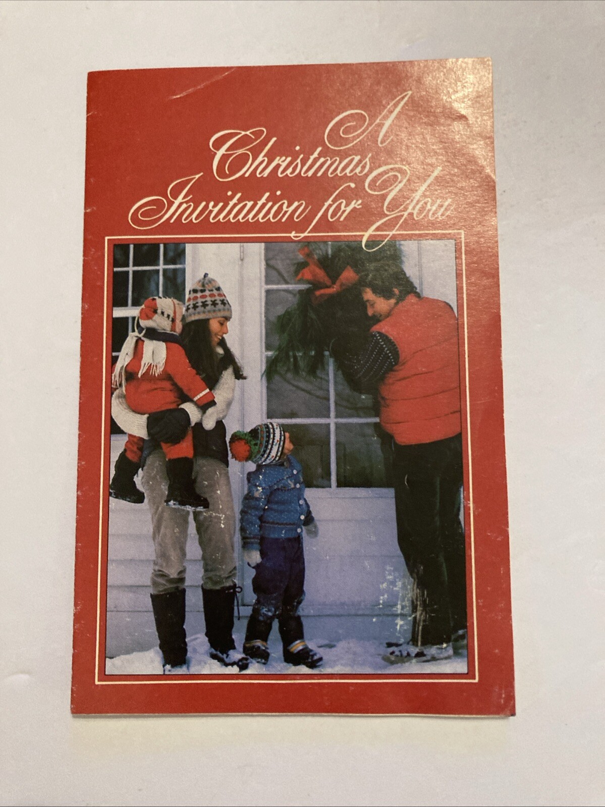 1987 A Christmas Invitation For You Tract Pamphlet Booklet Christian Spiritual
