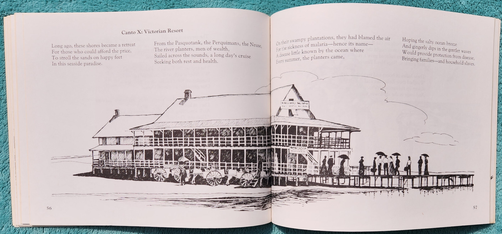 Song Of The Outer Banks A Celebration In 13 Cantos 1989 Trade Paperback 75 Pages