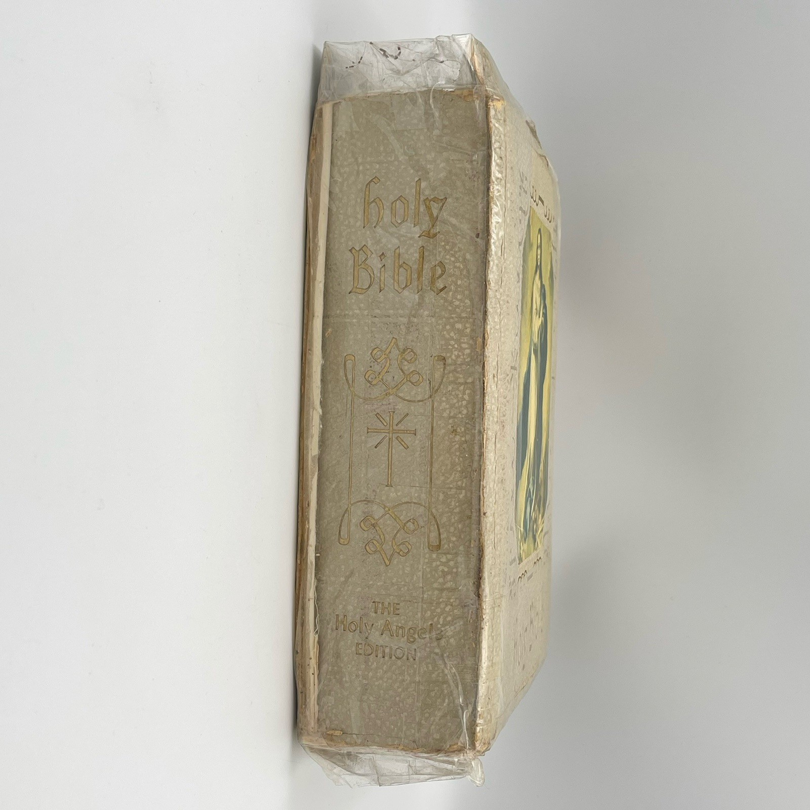 Vintage Holy Bible The Holy Angels Edition The Catholic Press 1963 White Large