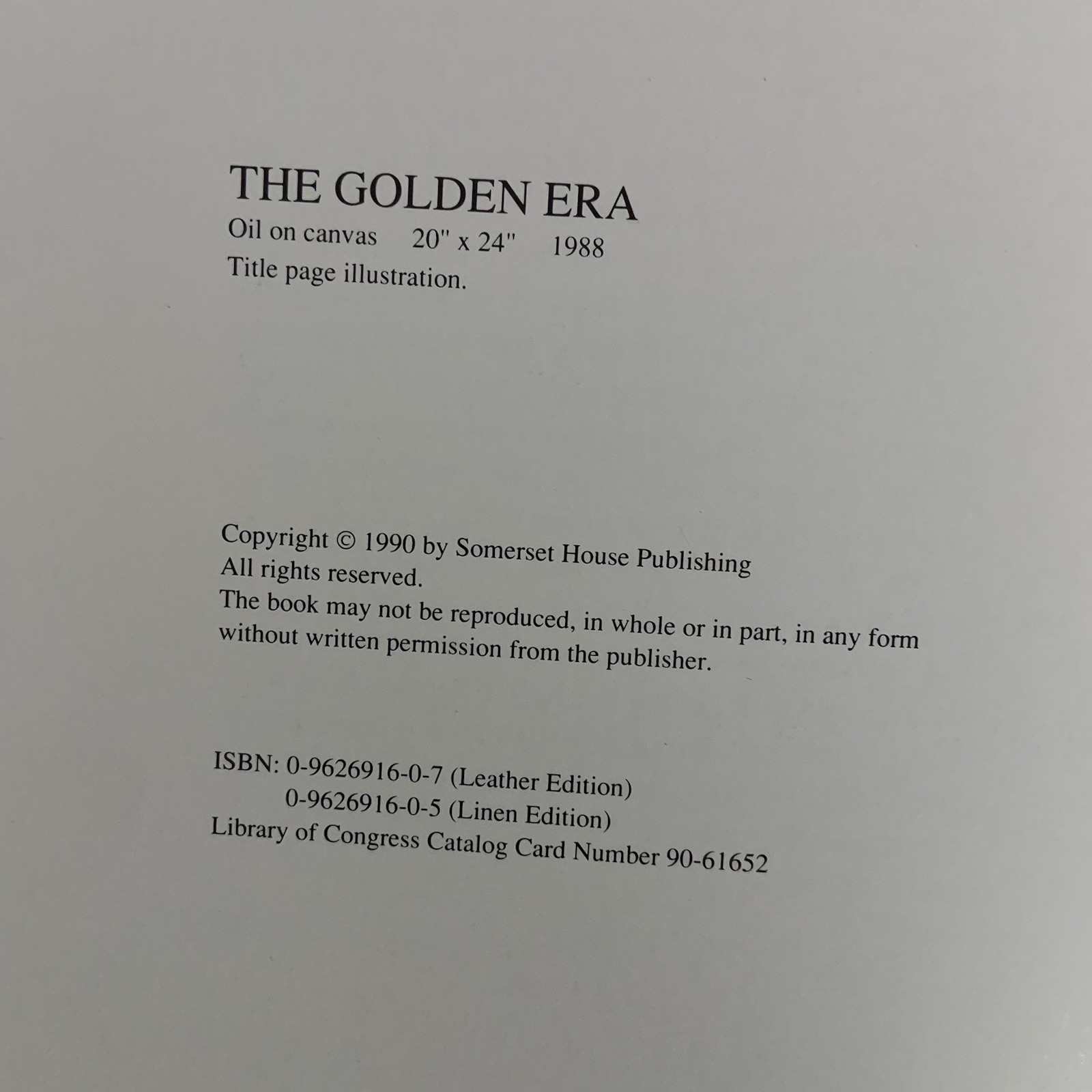 SIGNED LIMITED DELUXE ED The Golden Era: Celebration of Light G. HARVEY Art Book