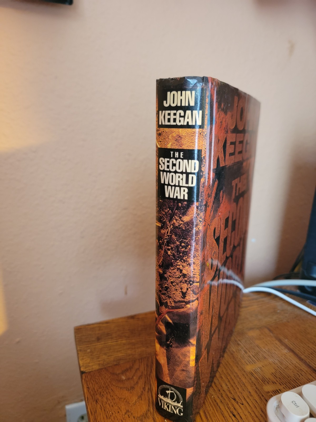 RARE! THE SECOND WORLD WAR by JOHN KEEGAN (1989, Hardcover) FINE w/JACKET
