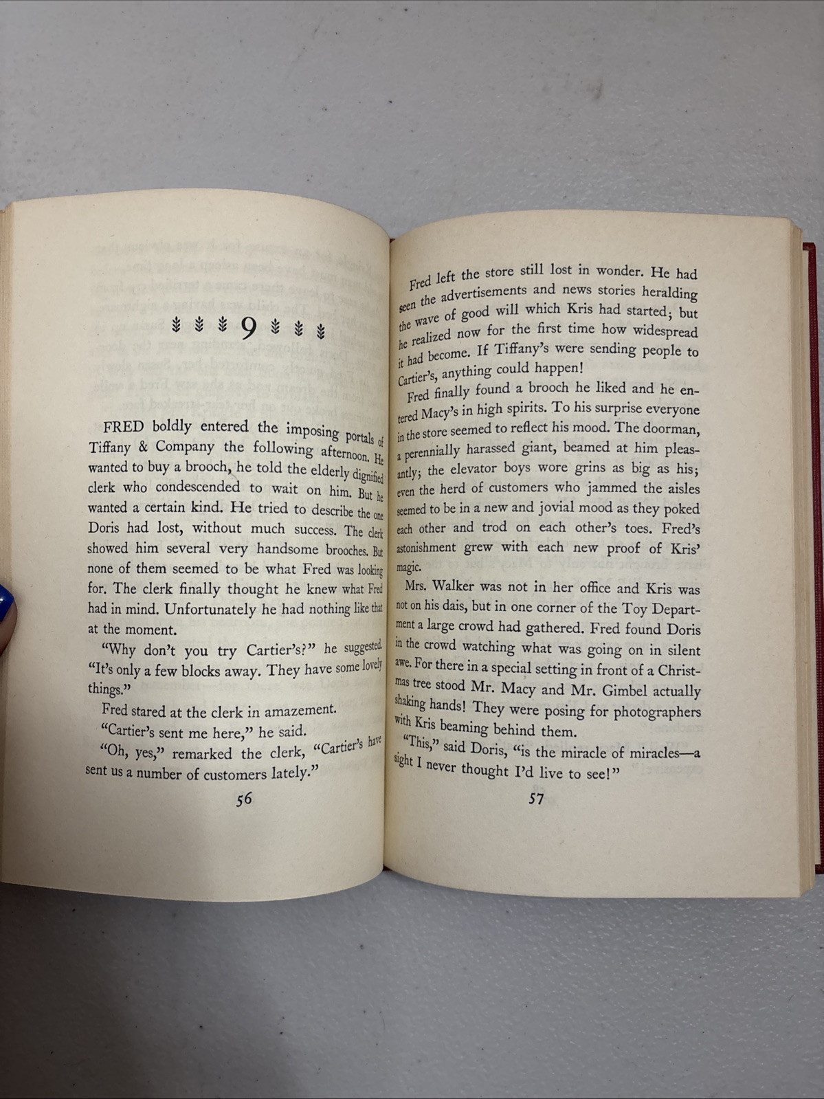 1947 Miracle On 34th Street by Valentine Davies – by Harcourt, Brace and co.