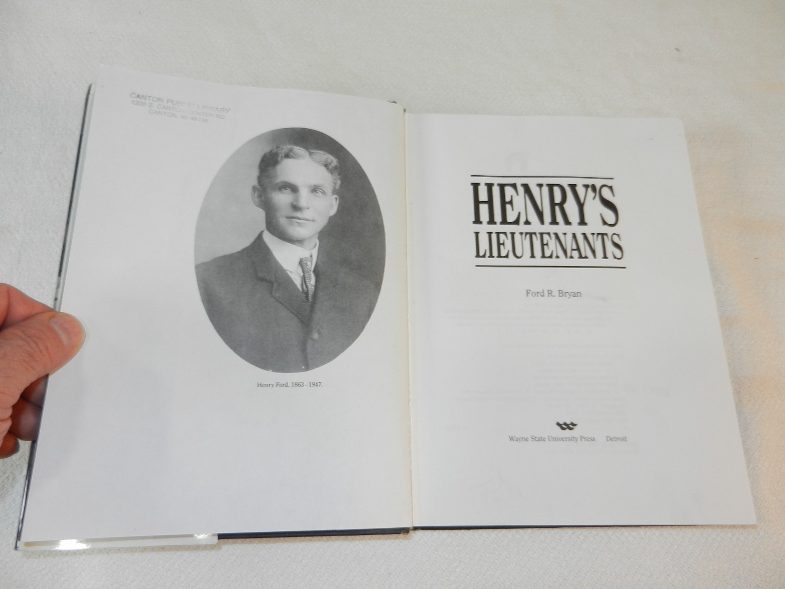 MICHIGAN Men behind the early days of Ford Motor Company “HENRY’S LIEUTENANTS”