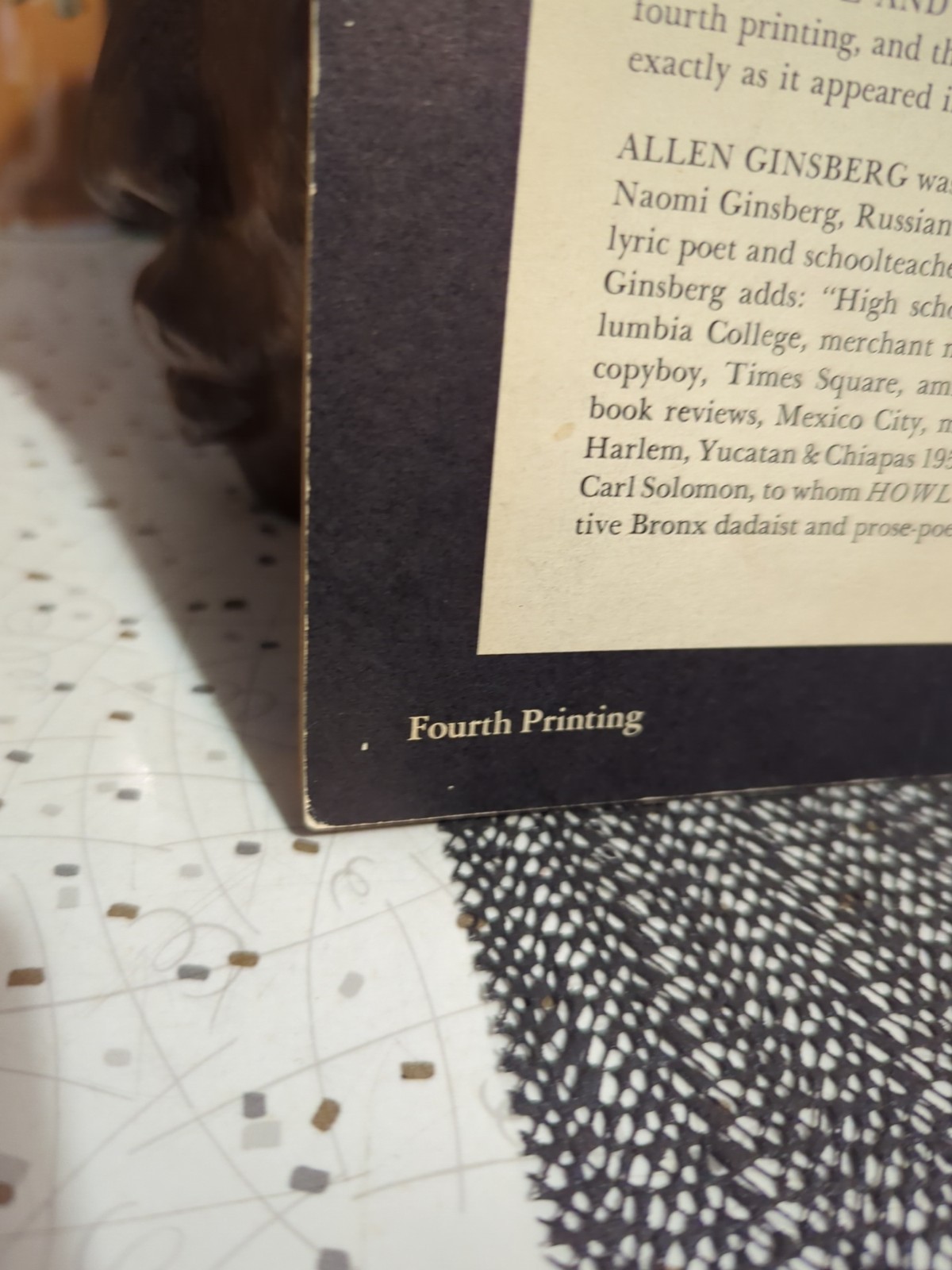 Allen Ginsberg Lot Howl 4th Printing & Evergreen Review #10 Notes Recording Howl