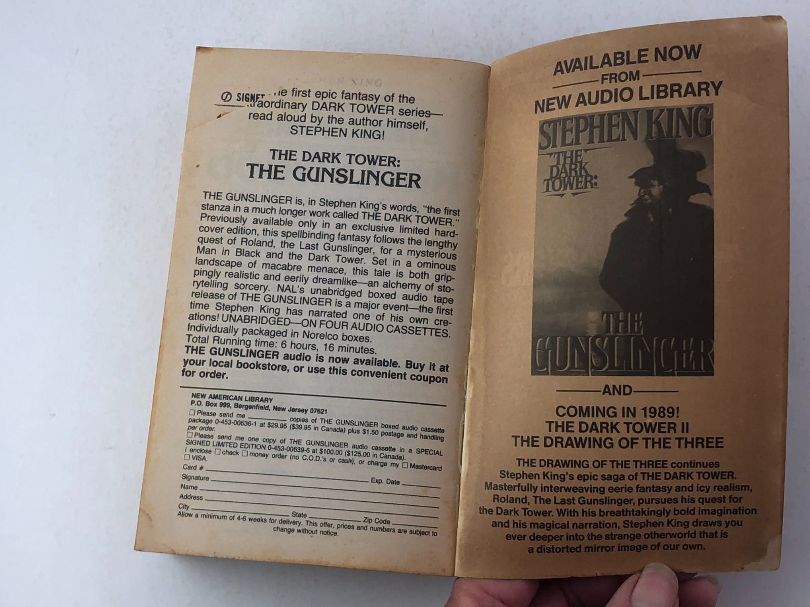 The Tommyknockers Stephen King 1988 First Signet Printing 1988 Paperback Horror