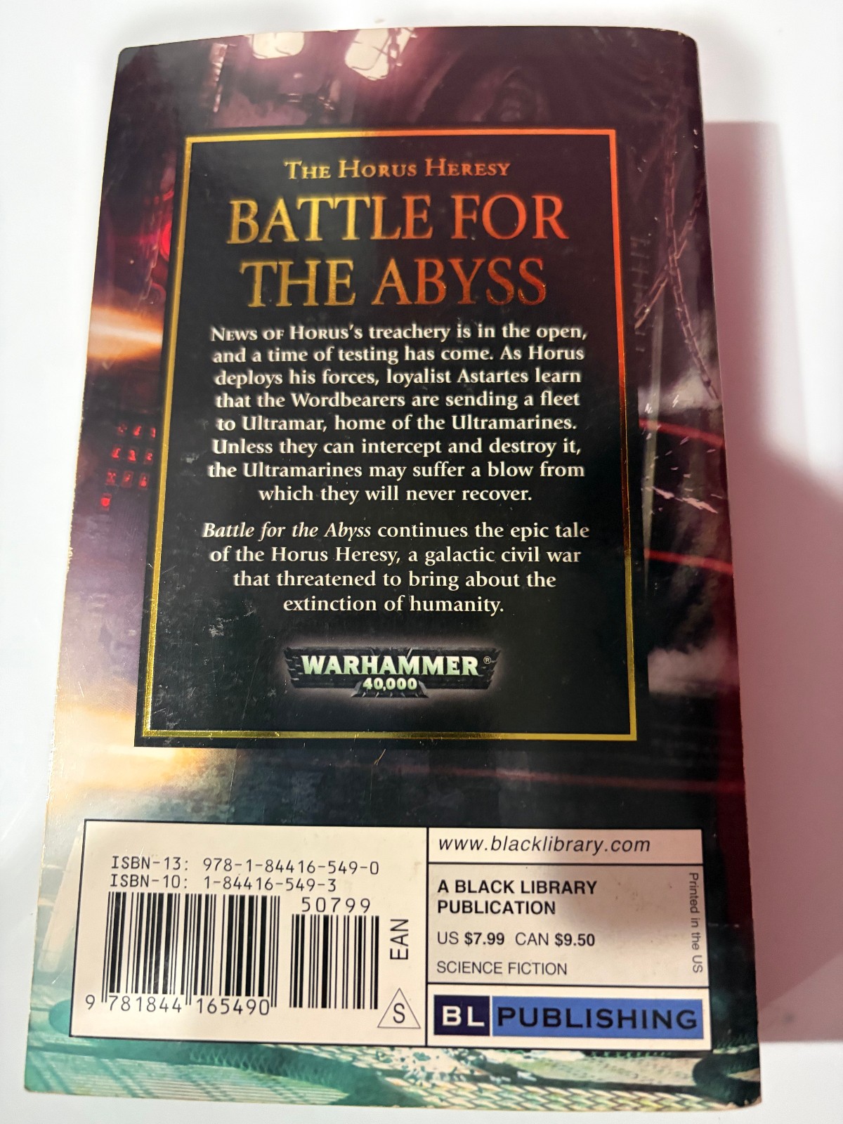 Battle for the Abyss by Ben Counter (2008, Mass Market)