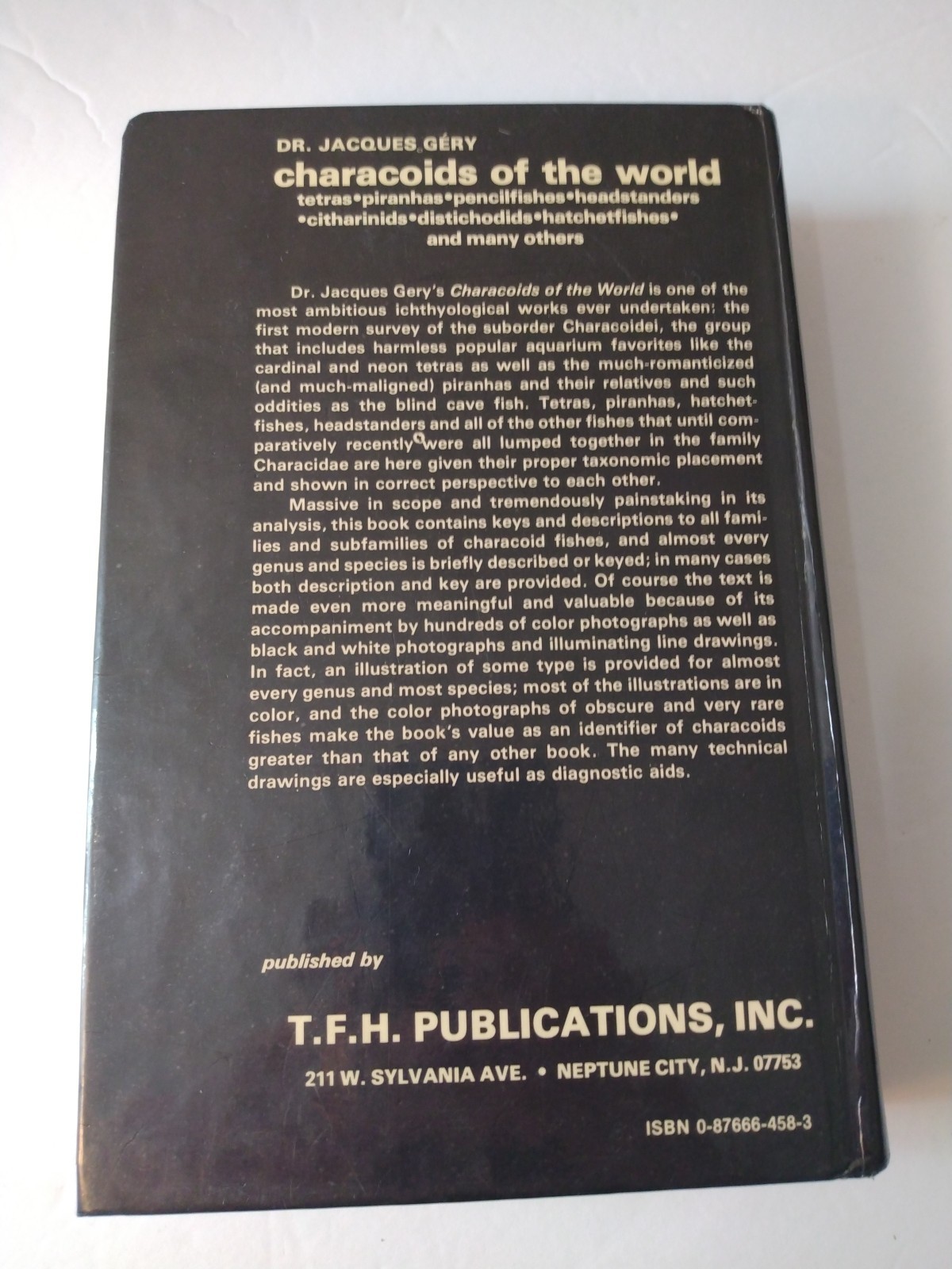 Characoids of the World by Jacques Gery (1978, Hardcover)
