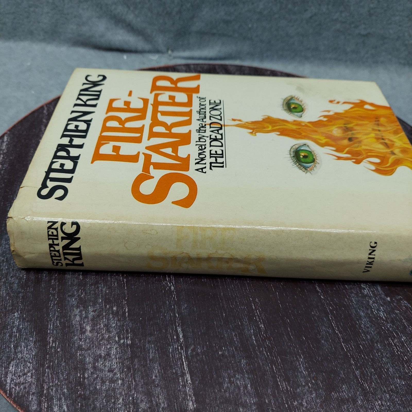 Stephen King “Firestarter” Hardcover Novel First Edition 1980 Viking Press Dust