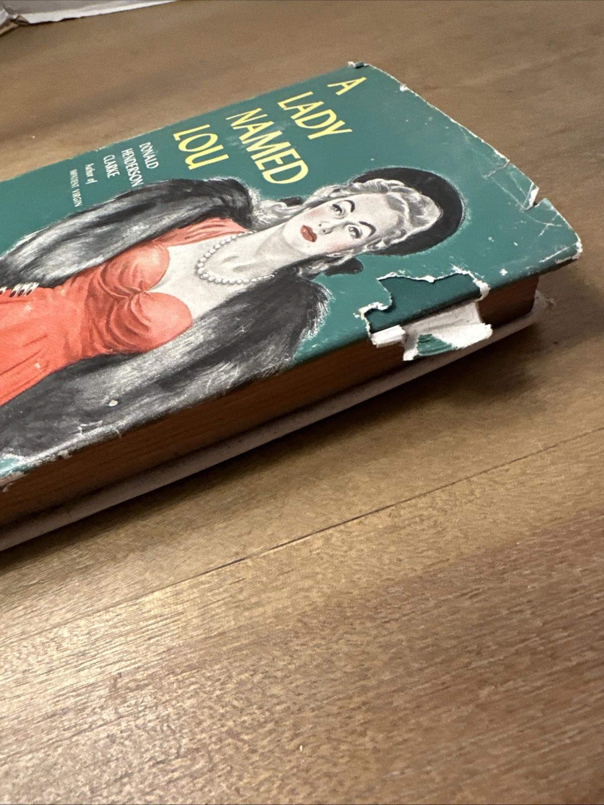 A Lady Named Lou, Donald Henderson Clarke 1946 Triangle Books With Dust Jacket