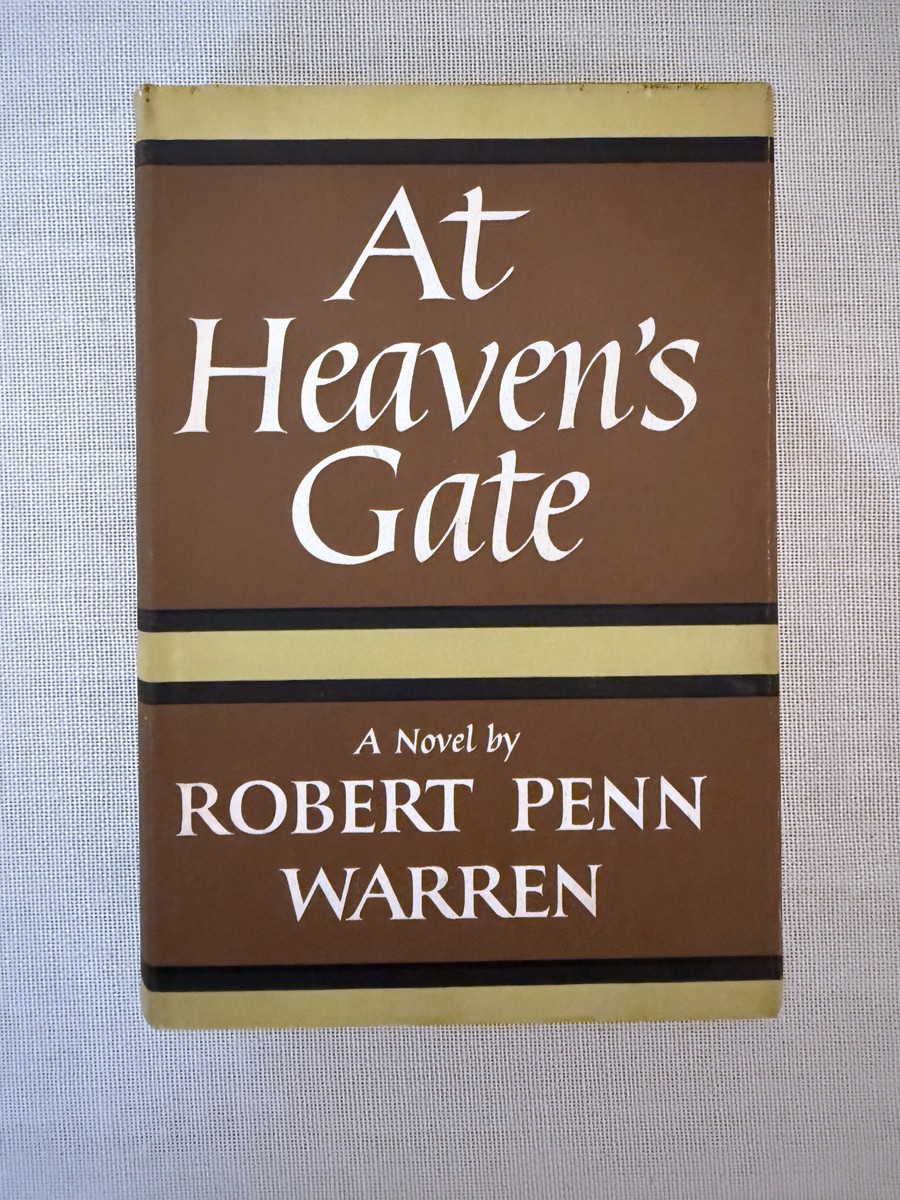 Vintage At Heaven’s Gate Robert Penn Warren 1959 Random House Reissue Hardcover