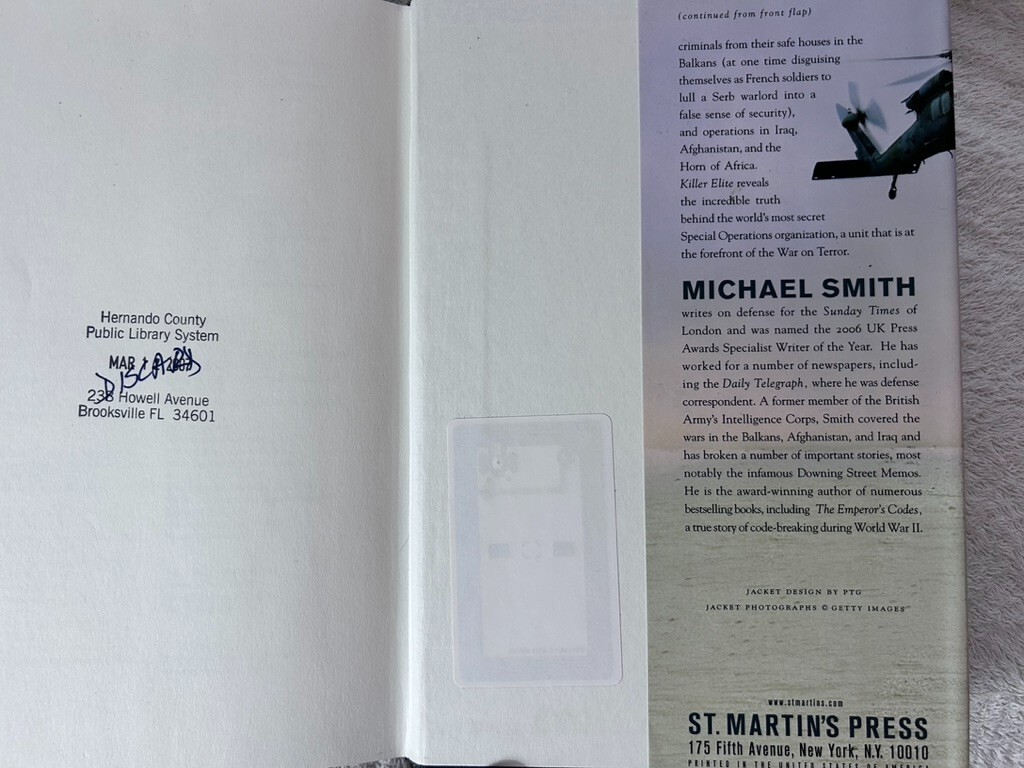 Michael Smith,Killer Elite;Howard E. Wasdin,Seal Team Six;Marcus Luttrell, Lone