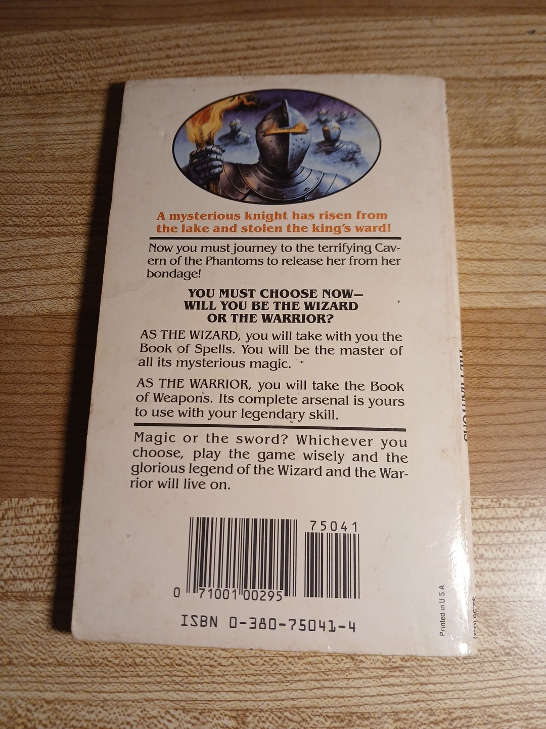 Wizards Warriors & You Book 13 Cavern Of The Phantoms By R. L. Stine CYOA
