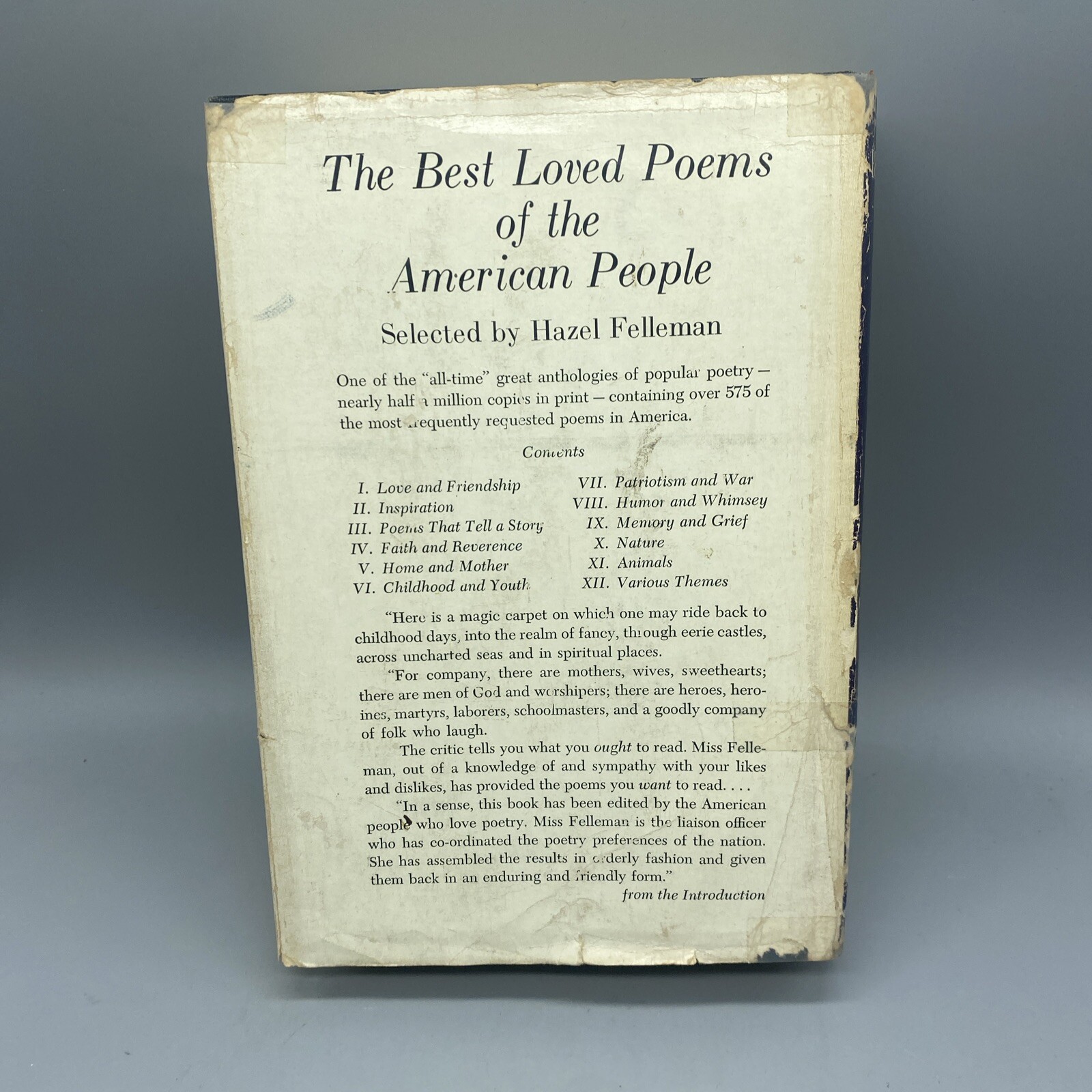 The Best Loved Poems Of The American People selected by Hazel Felleman HC 1936