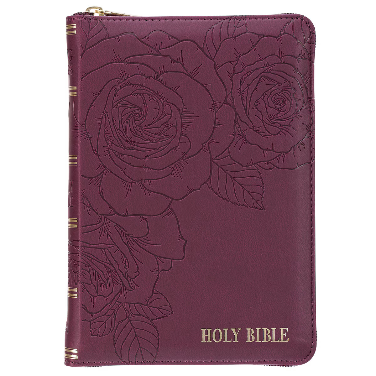 KJV Holy Bible, Compact Vegan Leather Red Letter Edition – Ribbon Marker, King