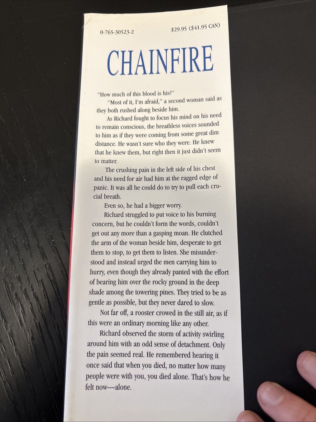 Chainfire by Terry Goodkind First Edition (2005, Hardcover)