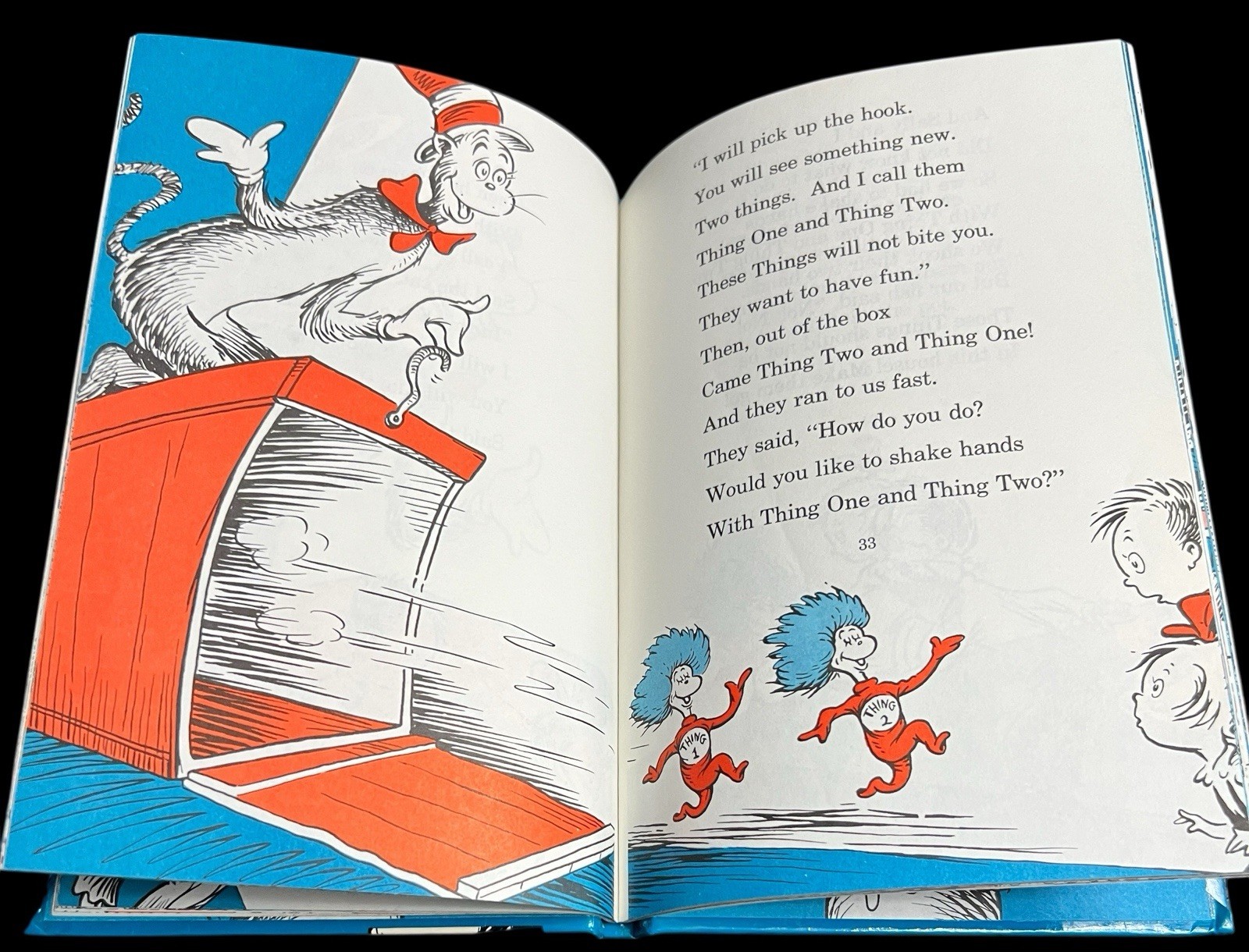 The Cat In The Hat by Dr. Seuss Hard Cover Book 61 Pages