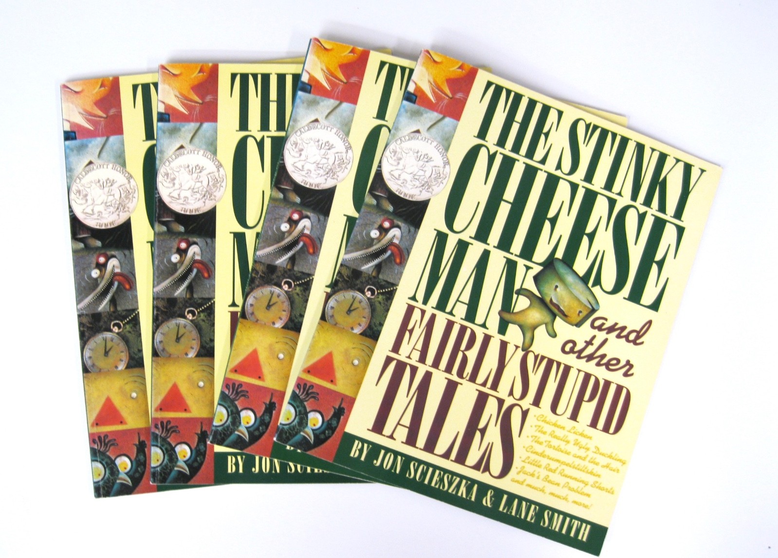 THE STINKY CHEESE MAN Jon Scieszka 4 BOOKS for Leveled Guided Reading