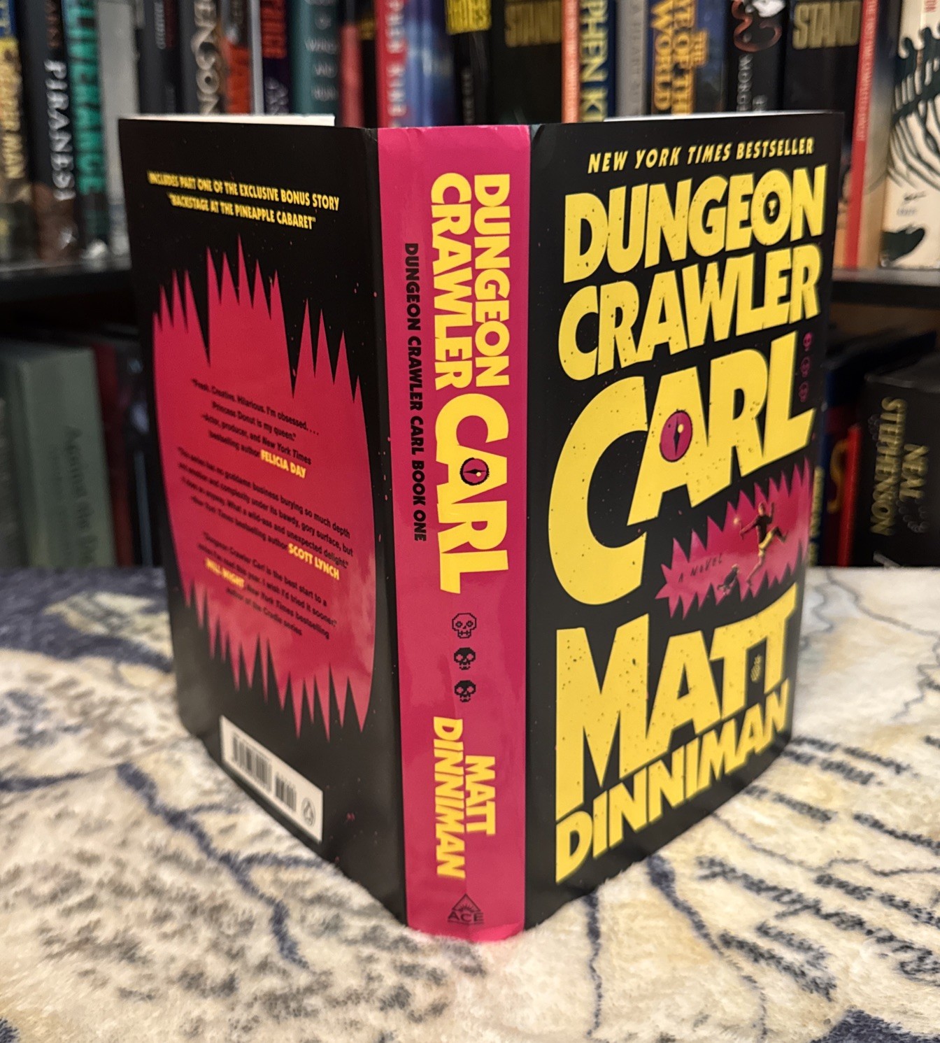 Dungeon Crawler Carl – Matt Dinniman (2024, Hardcover) First Ace Edition, VG