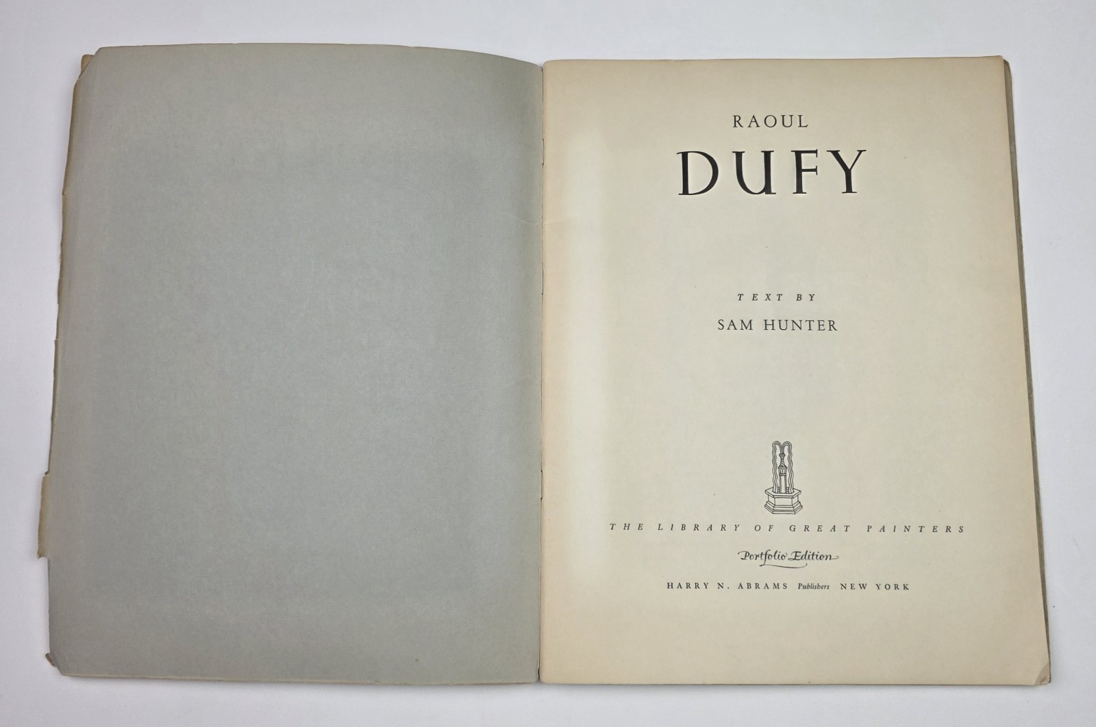 Antique Raoul Dufy 1954 Paperback Portfolio Ed. w/ 9 Tipped In Prints Paintings