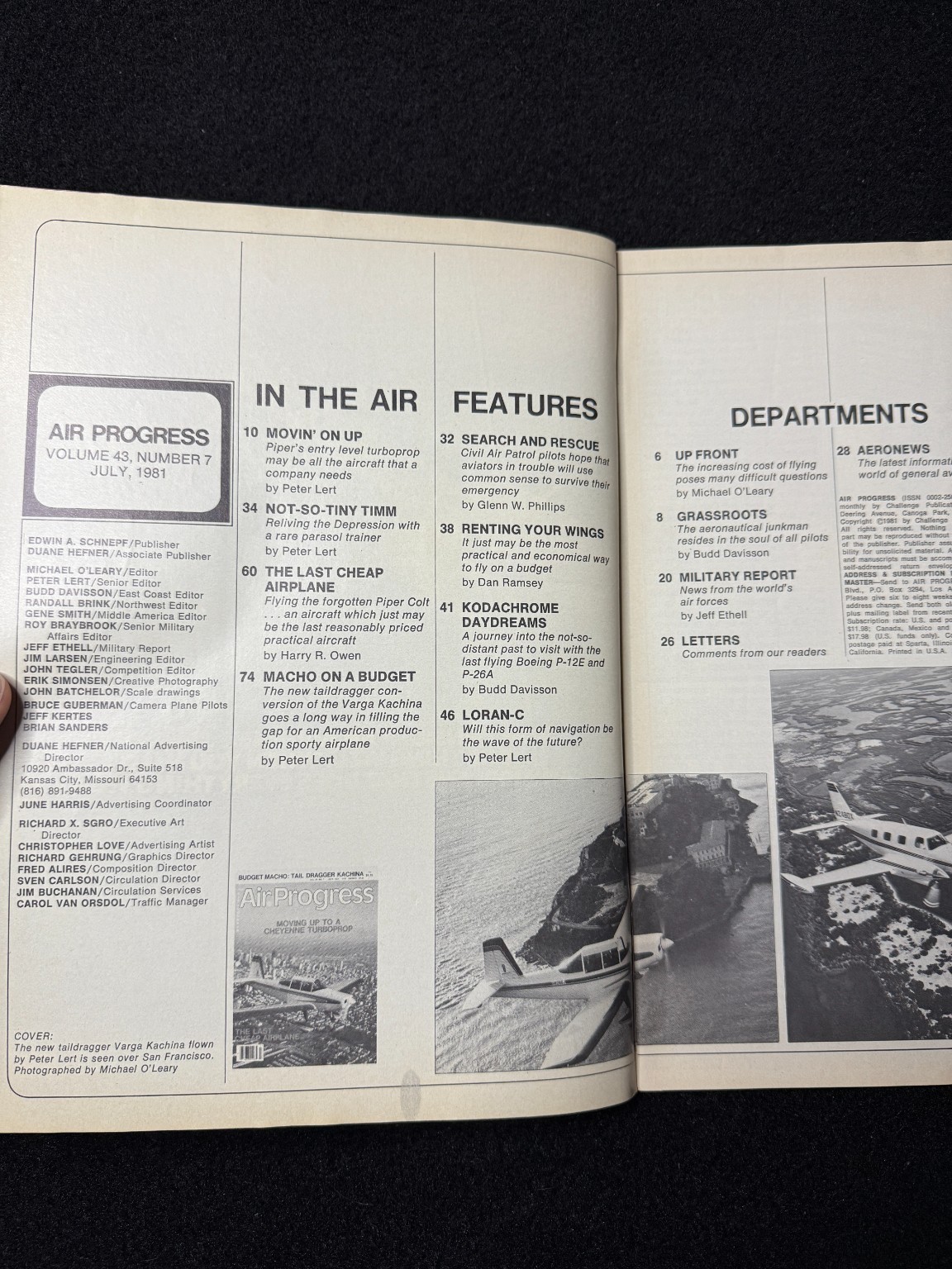 Air Progress Magazine 1981 Vol 43 No 7 Aviation Aircraft Turboprop Vintage