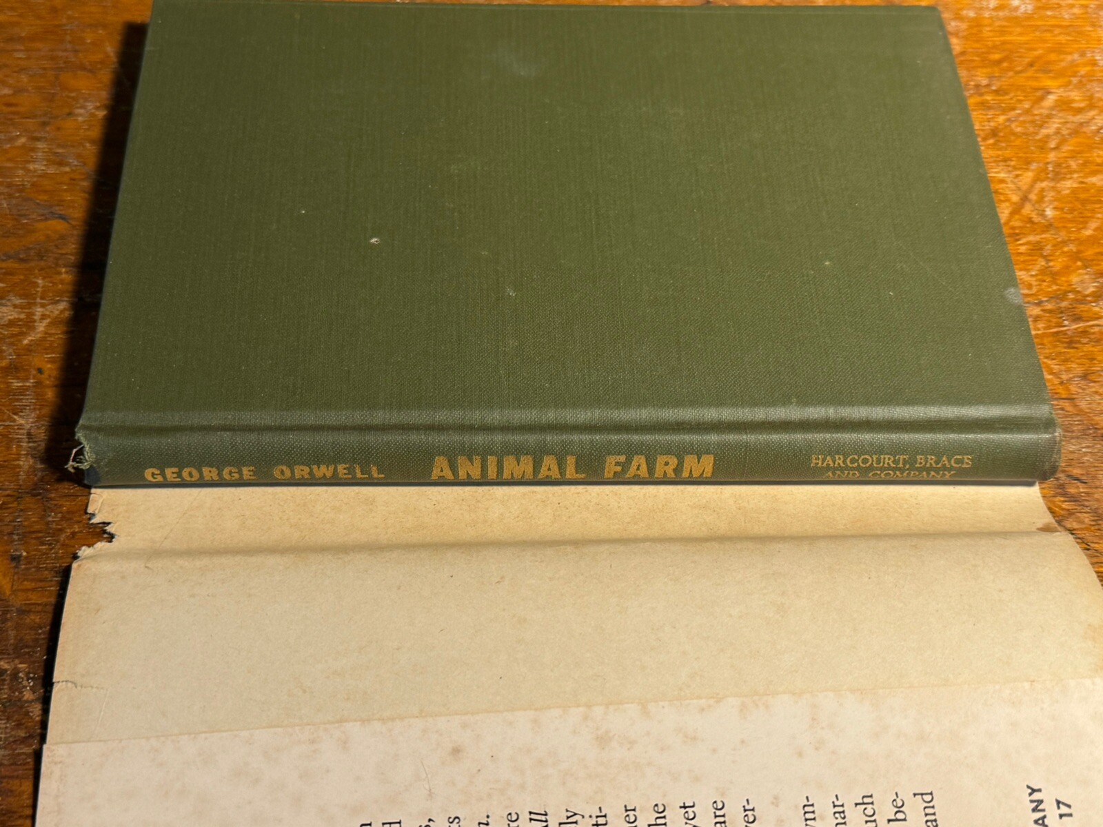 Animal Farm by George Orwell 1946 Hard Cover Dust Jacket Harcourt, Brace and Co.