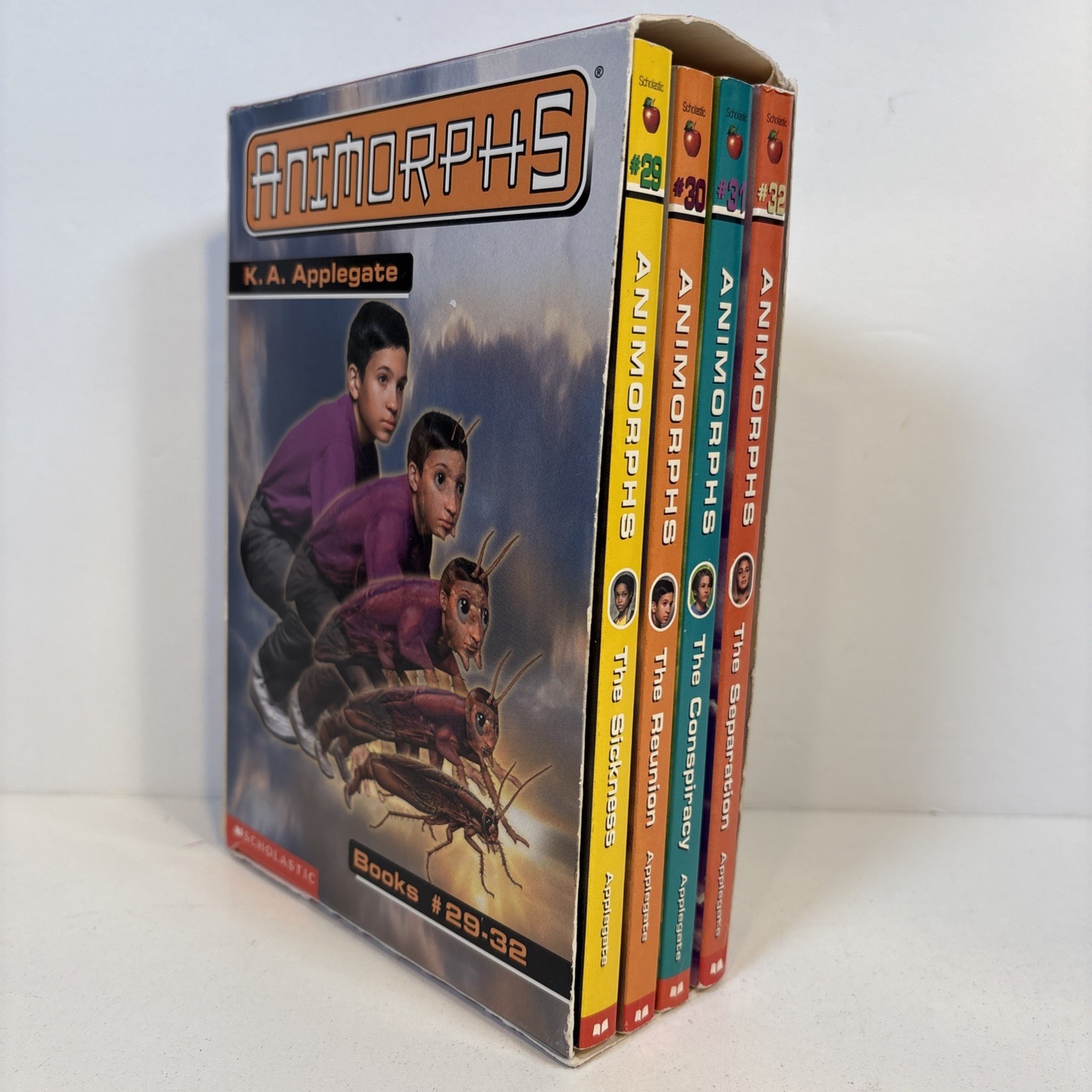 Animorphs Series Books 29-32 Box Set K A Applegate Paperback Scholastic 1990s