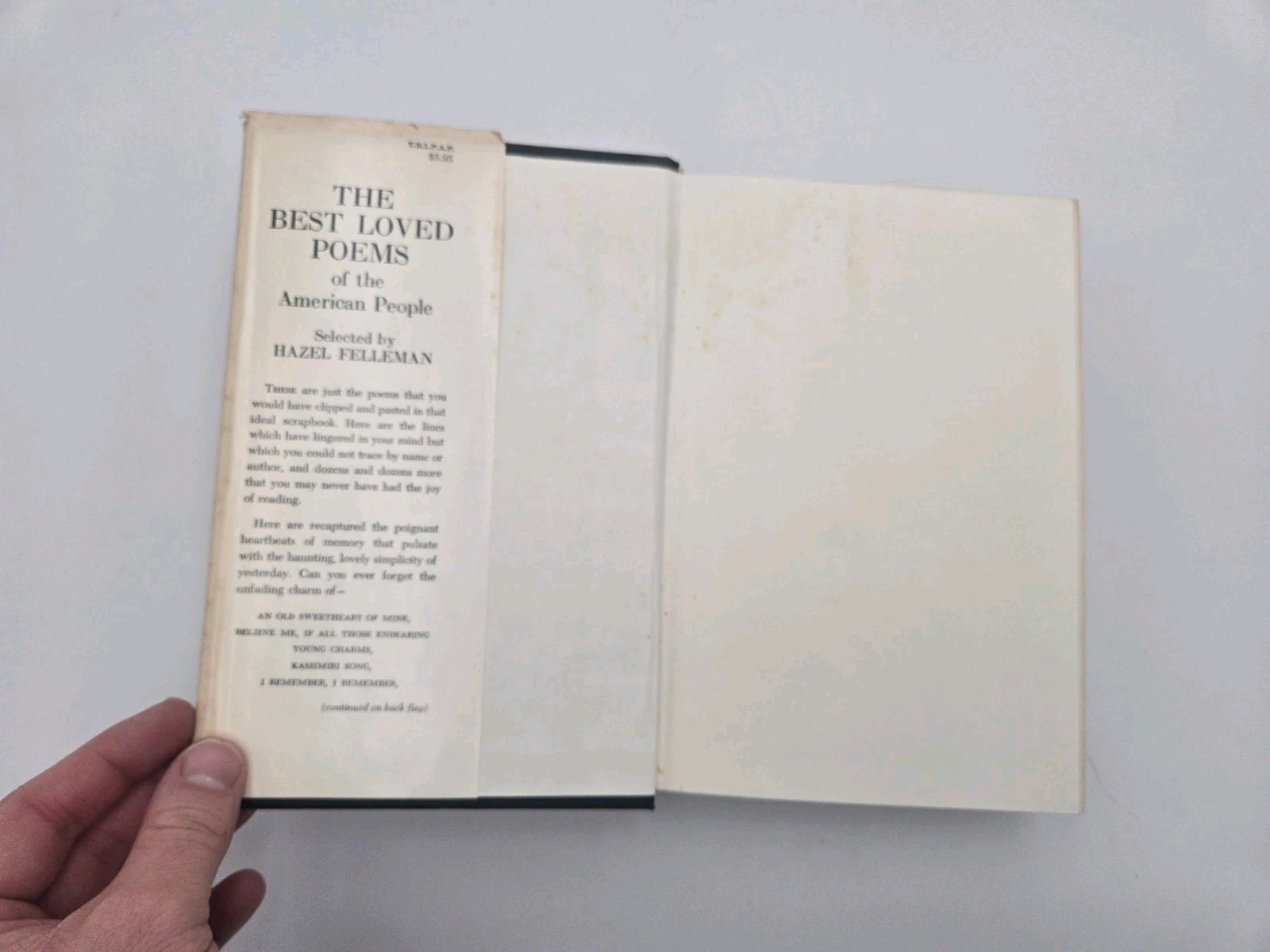 The Best Loved Poems of the American People, (1936 HCDJ) Hazel Felleman J85