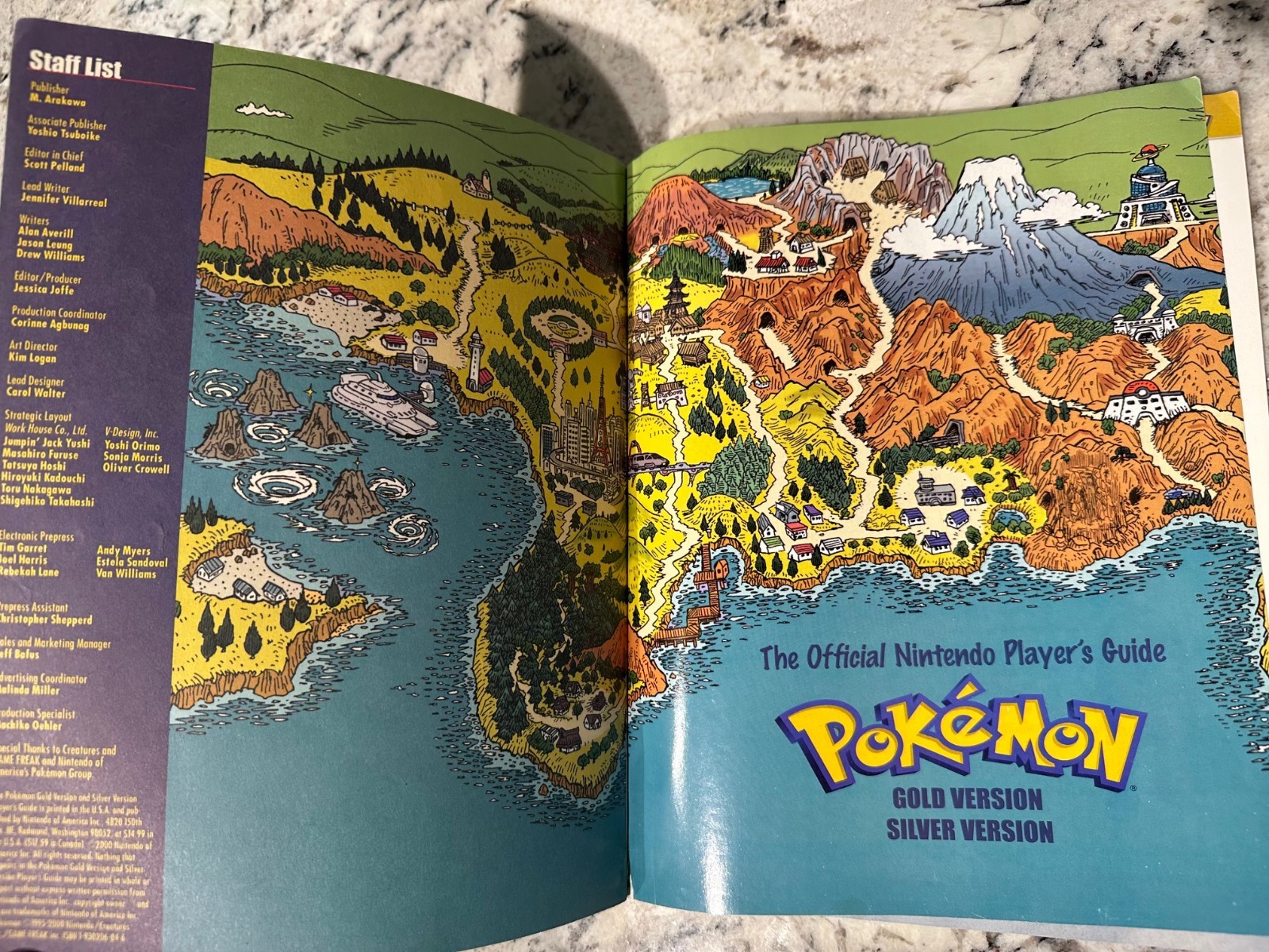 NINTENDO POWER Pokemon Gold & Silver Versions 2000 Official Player’s Guide Used