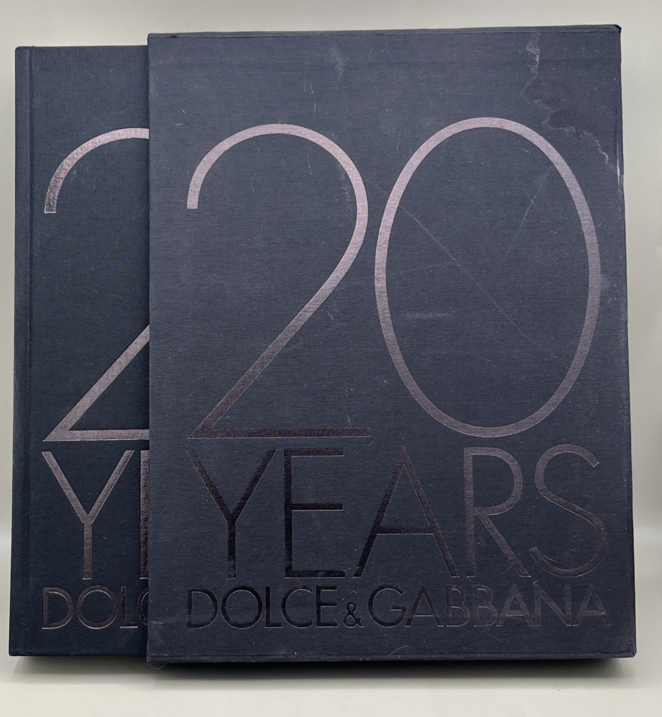 Dolce Gabbana 20 Years Photo Book Fashion Collectible Used