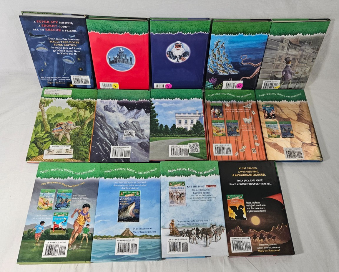 Magic Tree House Hardcover book LOT x14 Mary Pope Osborne children kids readers