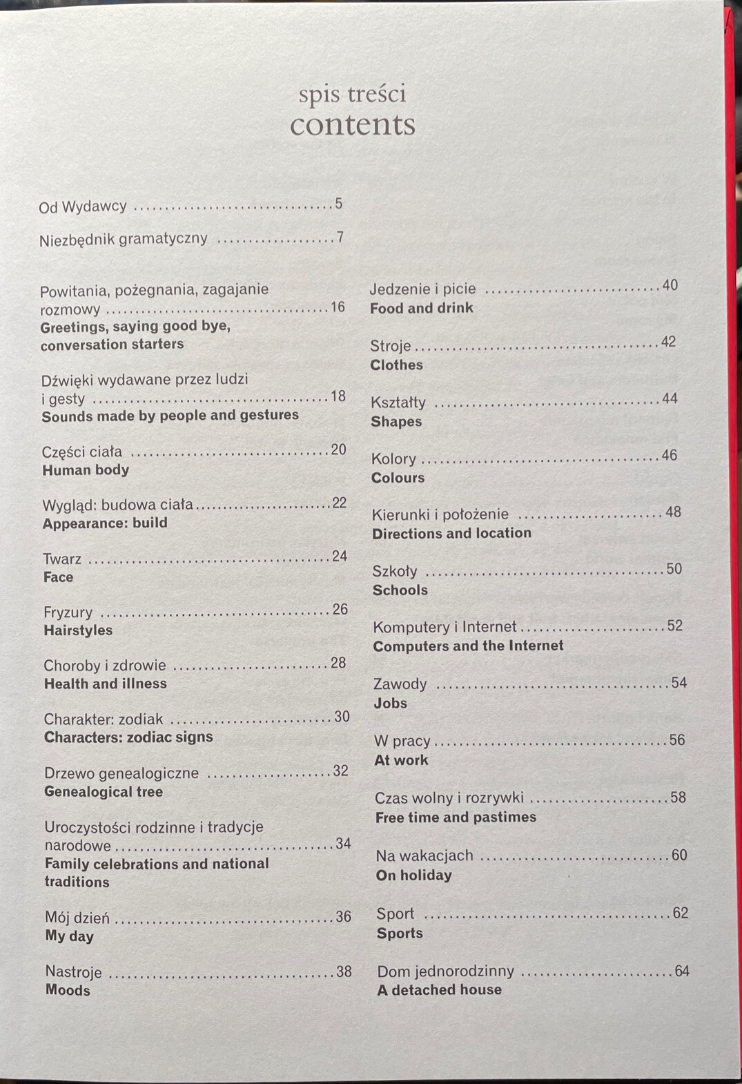 Illustrated English-Polish Dictionary by Jacek Lang (Slownik angielsko-polski)