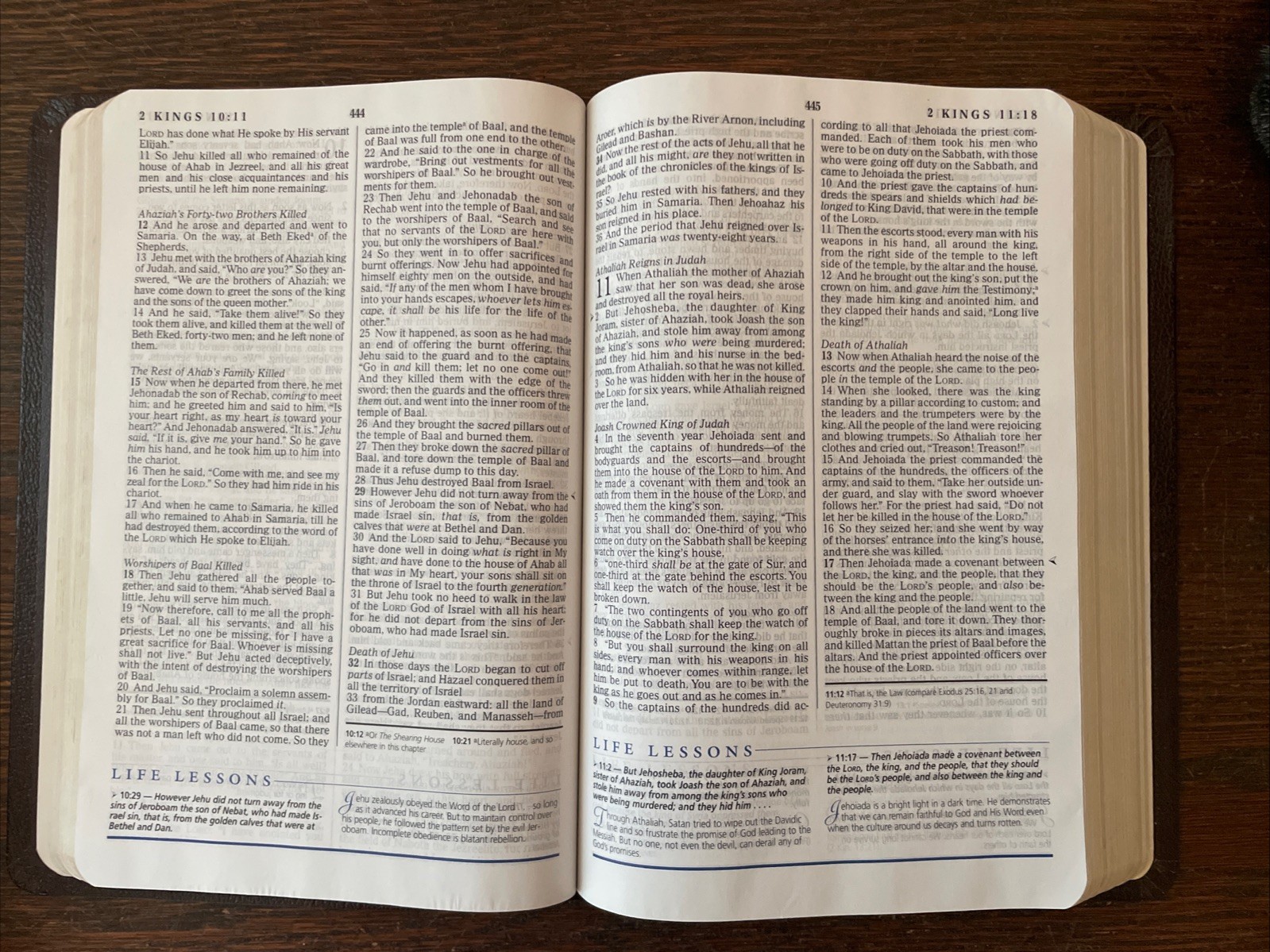 Charles F. Stanley Life Principles Bible NKJV Indexed Leather Burgundy 2005